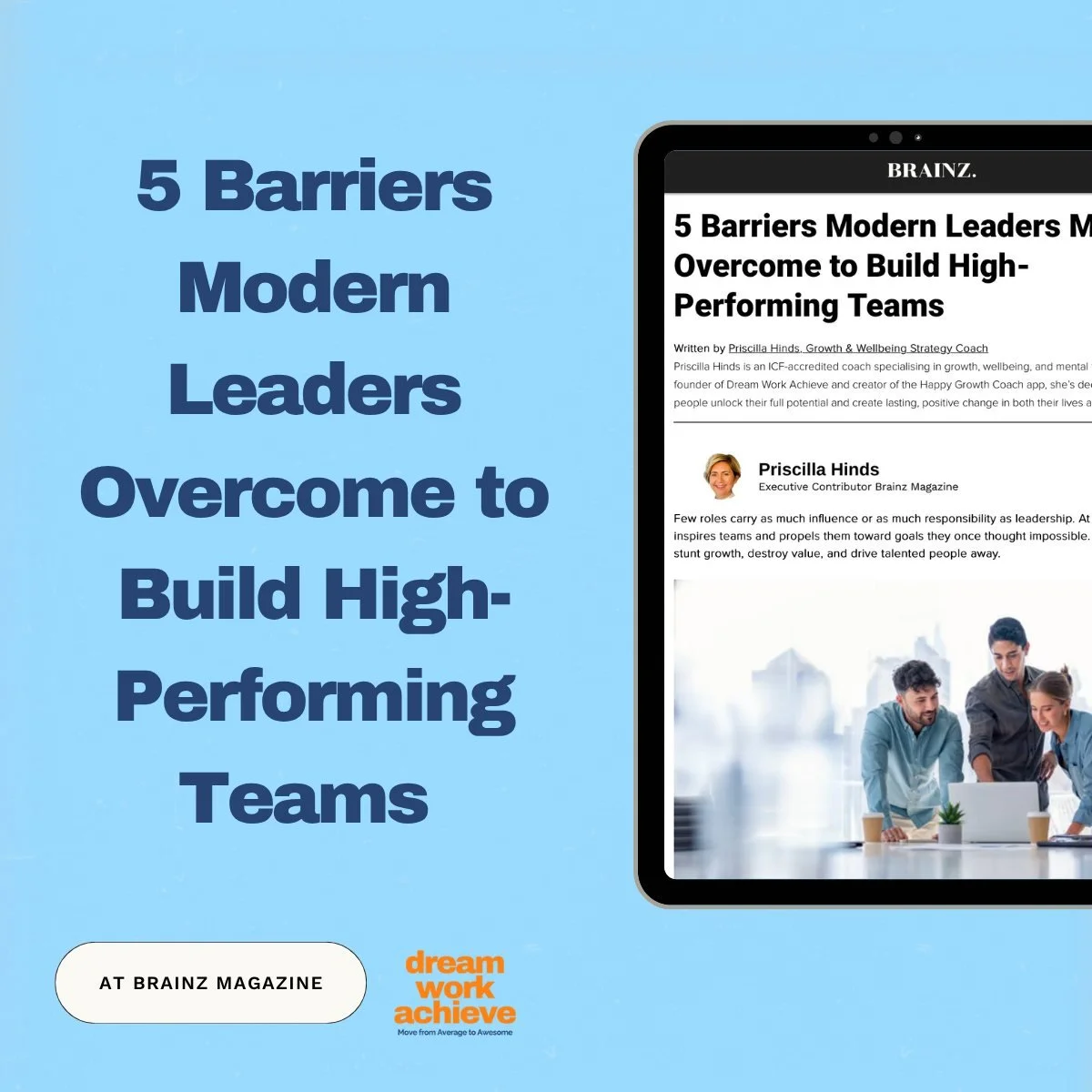 In my latest article, I explore 5 common leadership barriers . From building courage to fostering team-level thinking, these insights can help you unlock your team&rsquo;s full potential.

🪞Take a moment to reflect: Which of these barriers might be 