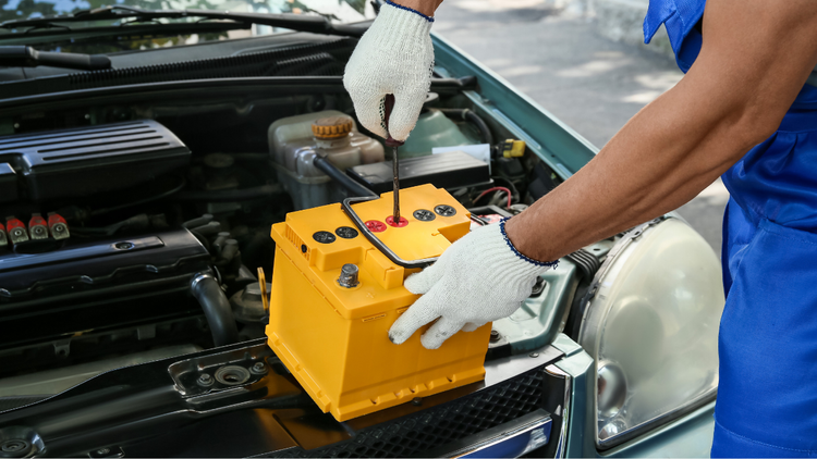In-store battery display
