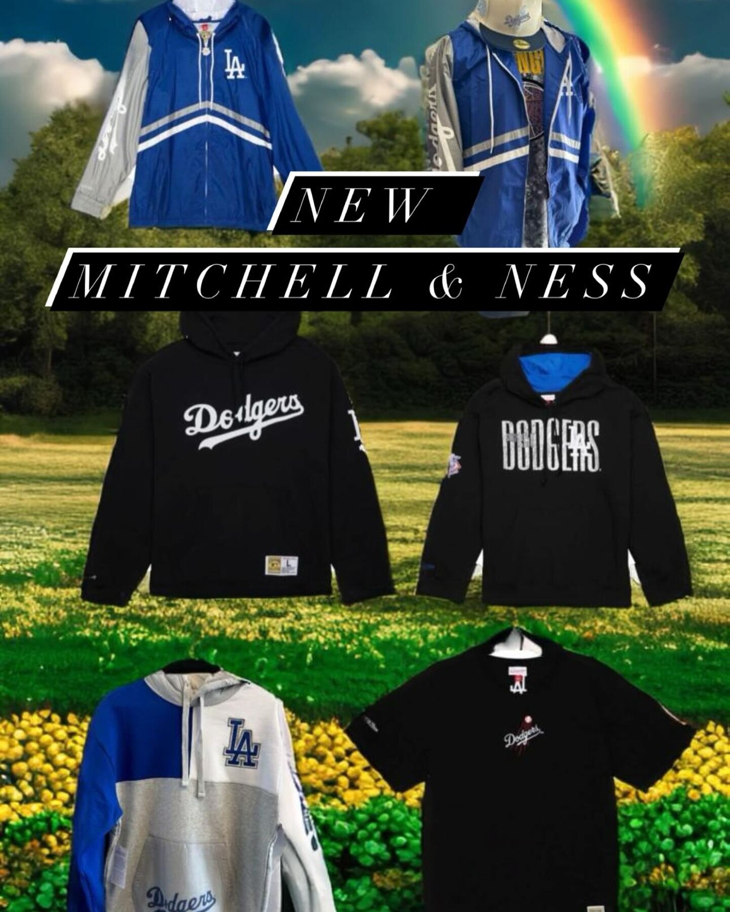 JUST IN🔥🔥🔥

New Mitchell &amp; Ness Dodgers gear
