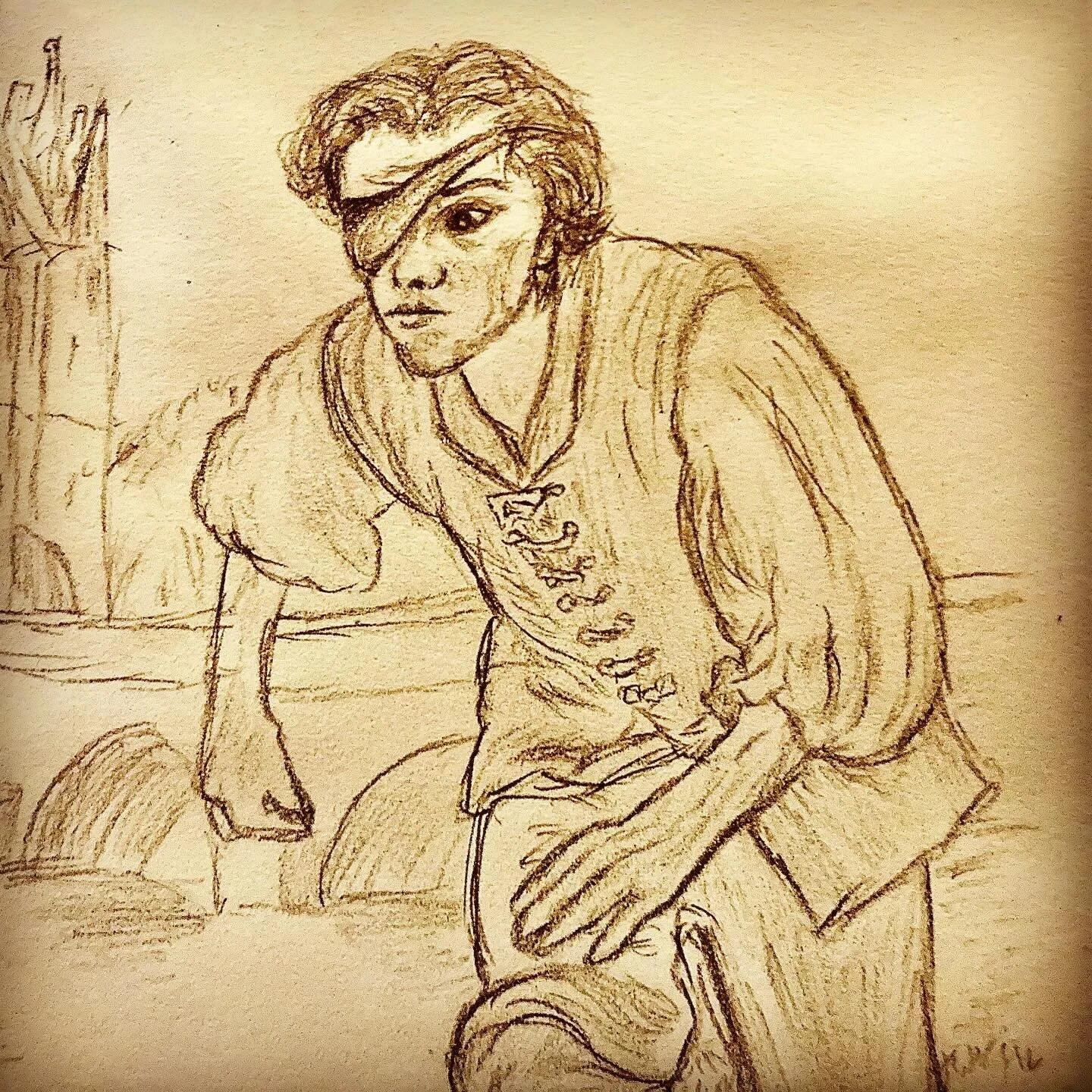 ✍️ Cecelia&rsquo;s Sketchbook

🏃This drawing is another that illustrates the &ldquo;save the cat&rdquo; moment in my historical romance, Secrets of Castle Rowley!

🐷 This scene takes place in Chapter Two, The Pig and the Pirate.  Here is an excerpt