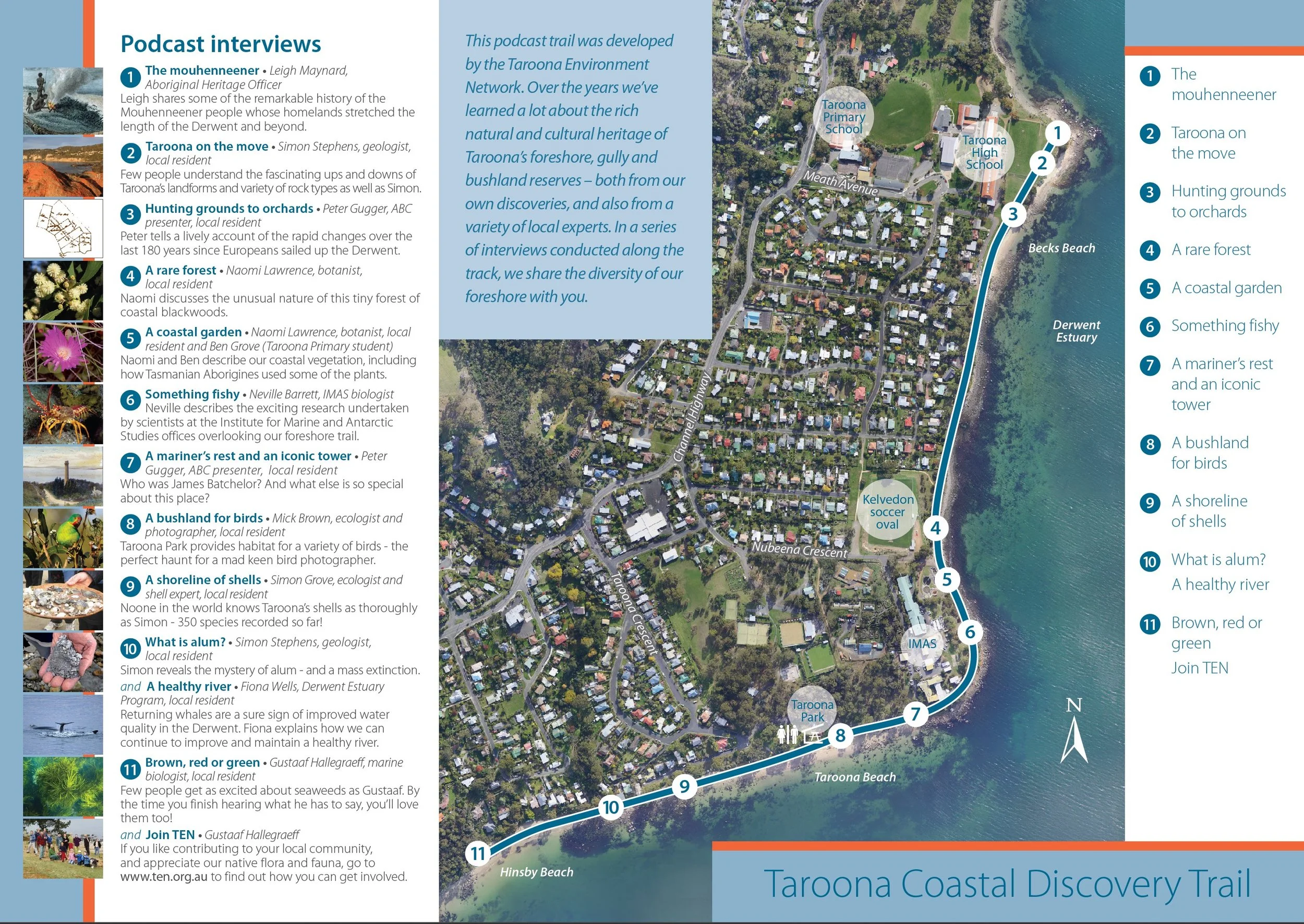 Taroona Coastal Discovery Trail Taroona Environment Network