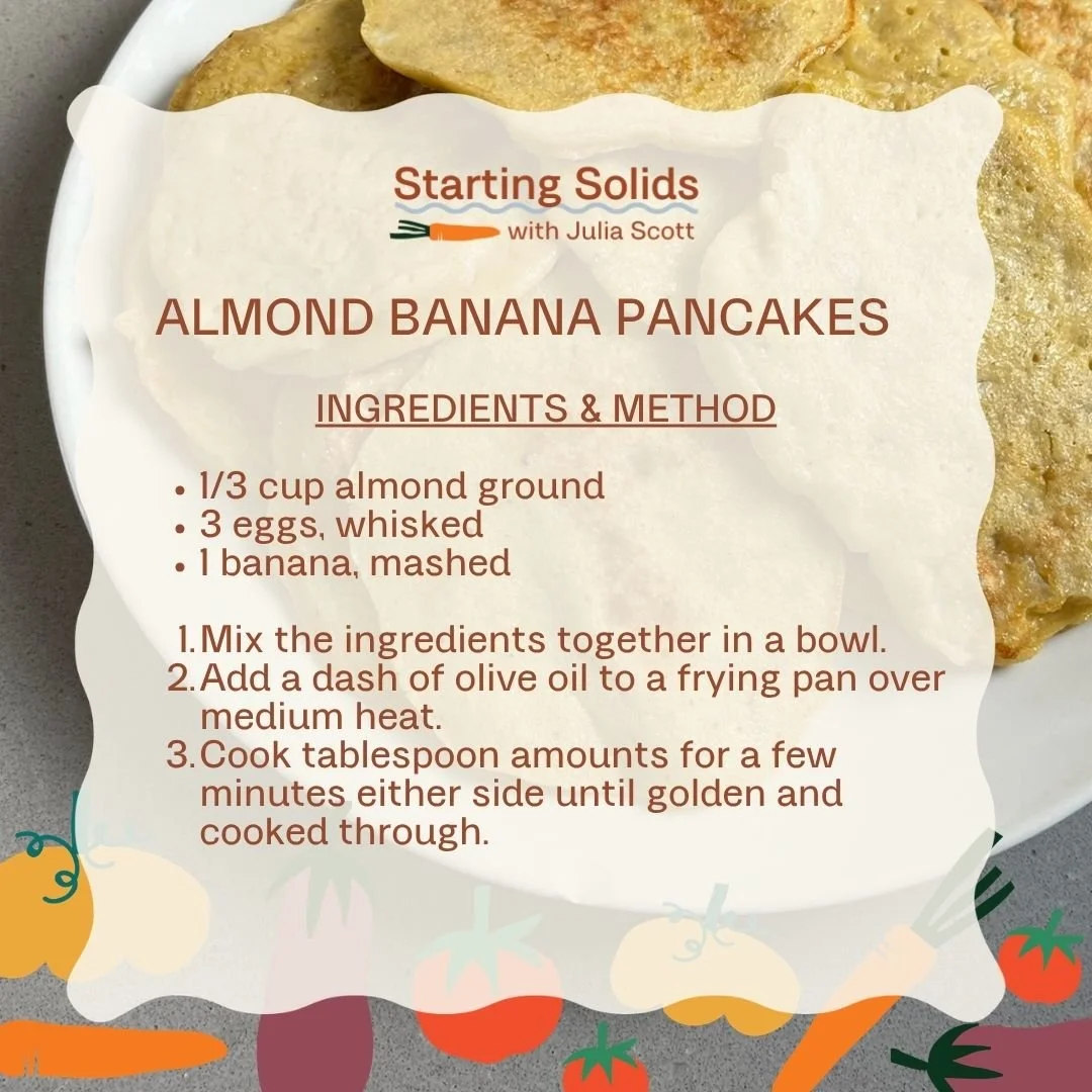 Almond Banana Pancakes