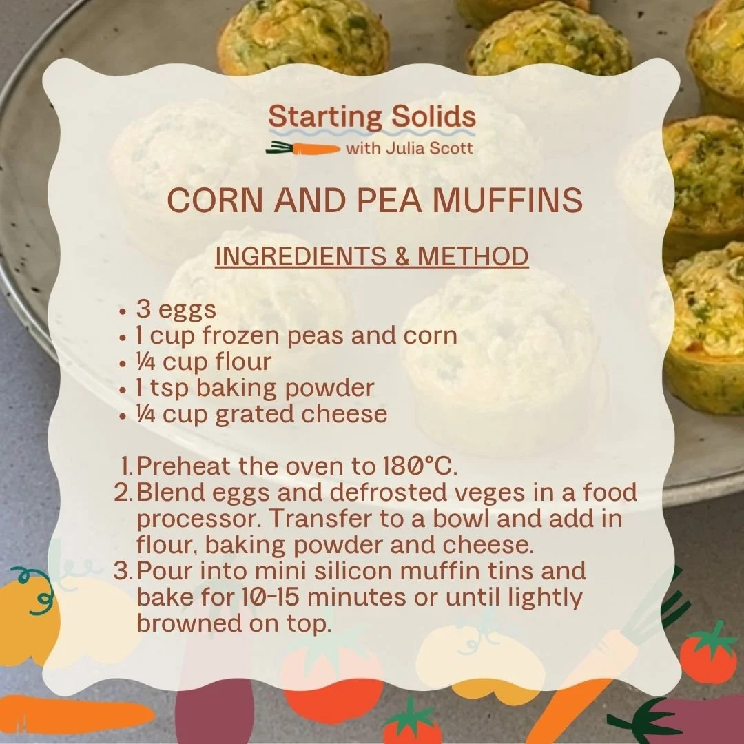 Corn And Pea Muffins