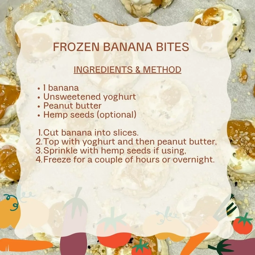 Frozen Banana Bites