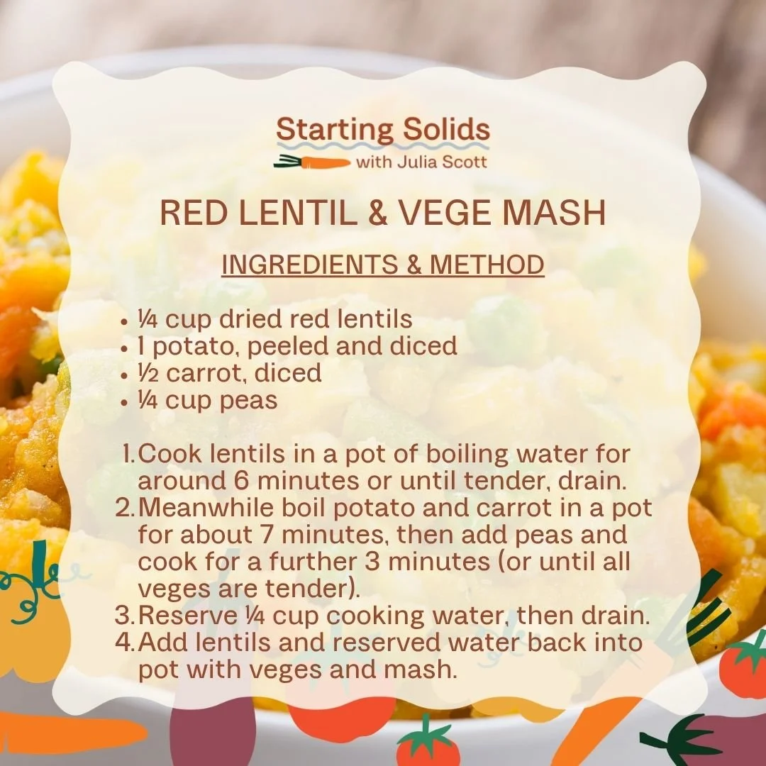 Red Lentil And Vege Mash