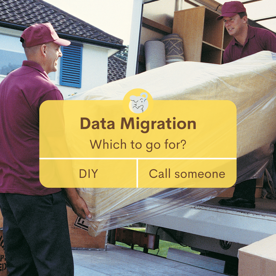 Should I migrate my company data manually or use a third-party?