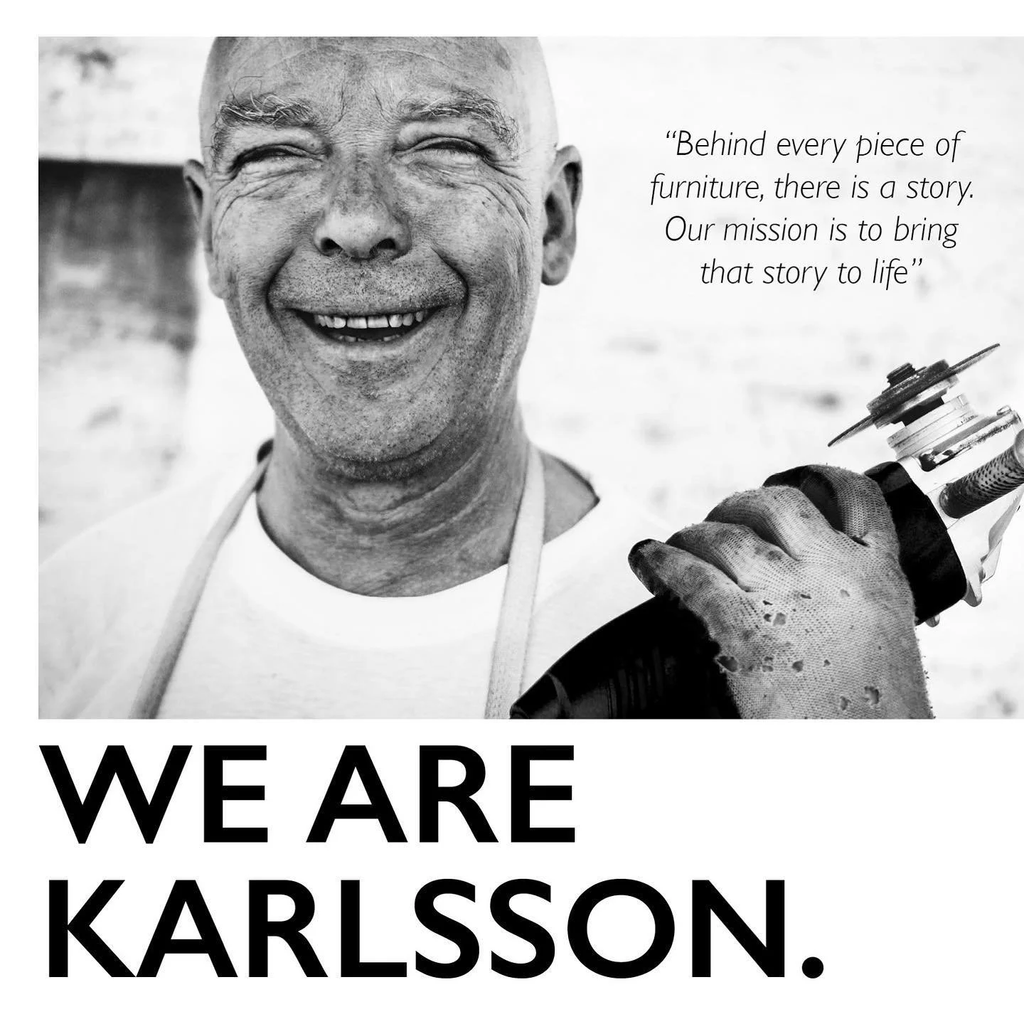 Karlsson’s seasonal catalogue. We love using black n white and playing with hierarchy 👌
Karlsson is a family-owned furniture business specialising in up-cycled Mid-century Scandinavian pieces.