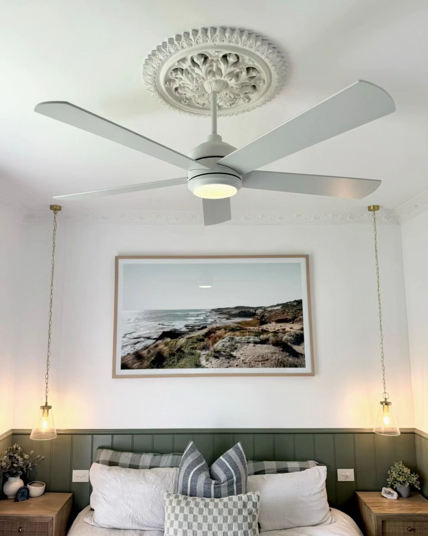 The Alive team installed pendant lighting and a ceiling fan through the ceiling rose. Blending heritage charm with modern functionality 🤘🏼

⚡️ALIVE ELECTRICAL CONTRACTING ⚡️

▪️Kilsyth, Melbourne
▪️0430 361 663
▪️ info@aliveelectricalcontracting.co