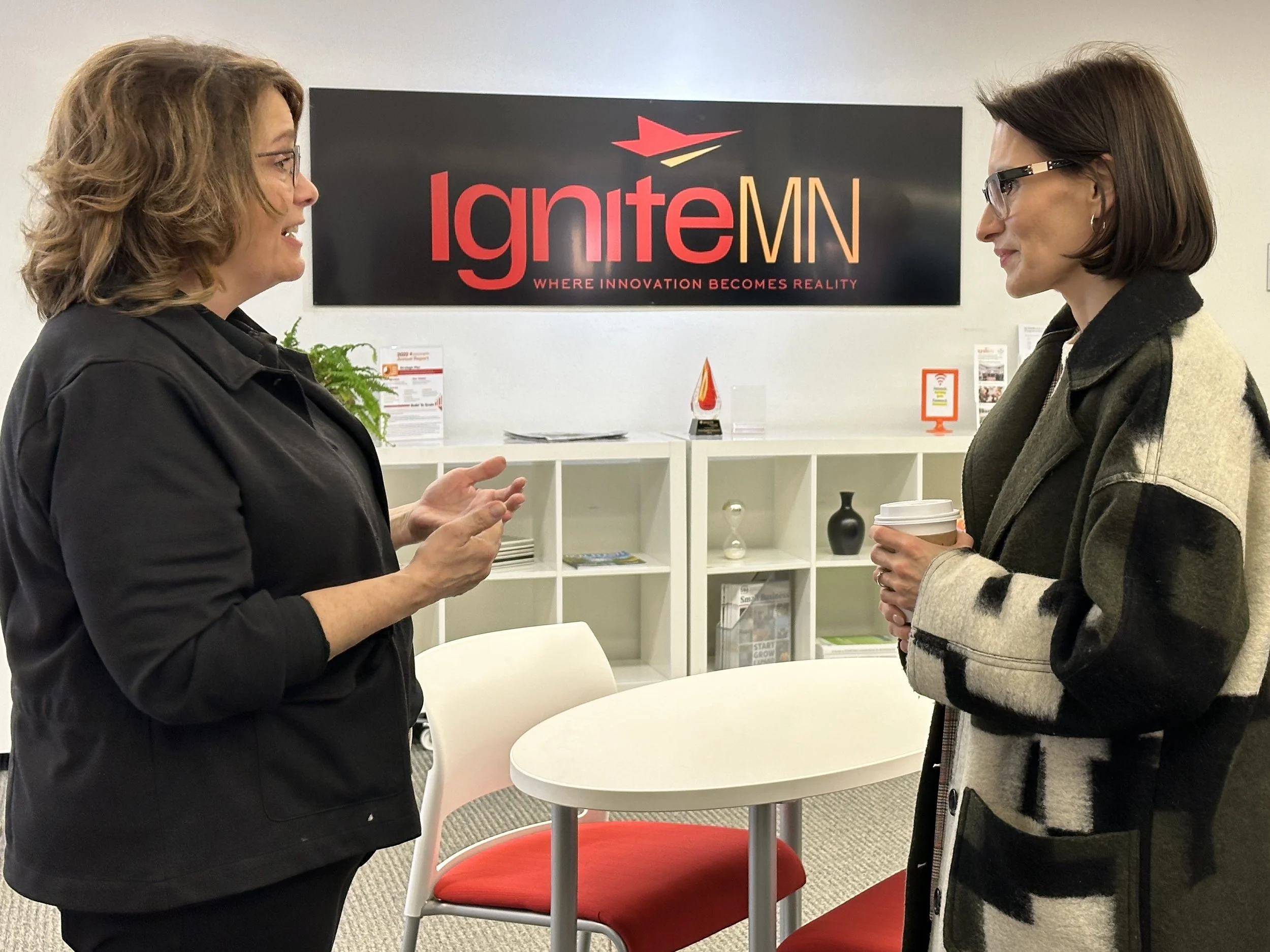 Lt. Governor Flanagan makes stop in Red Wing, meets with business owners