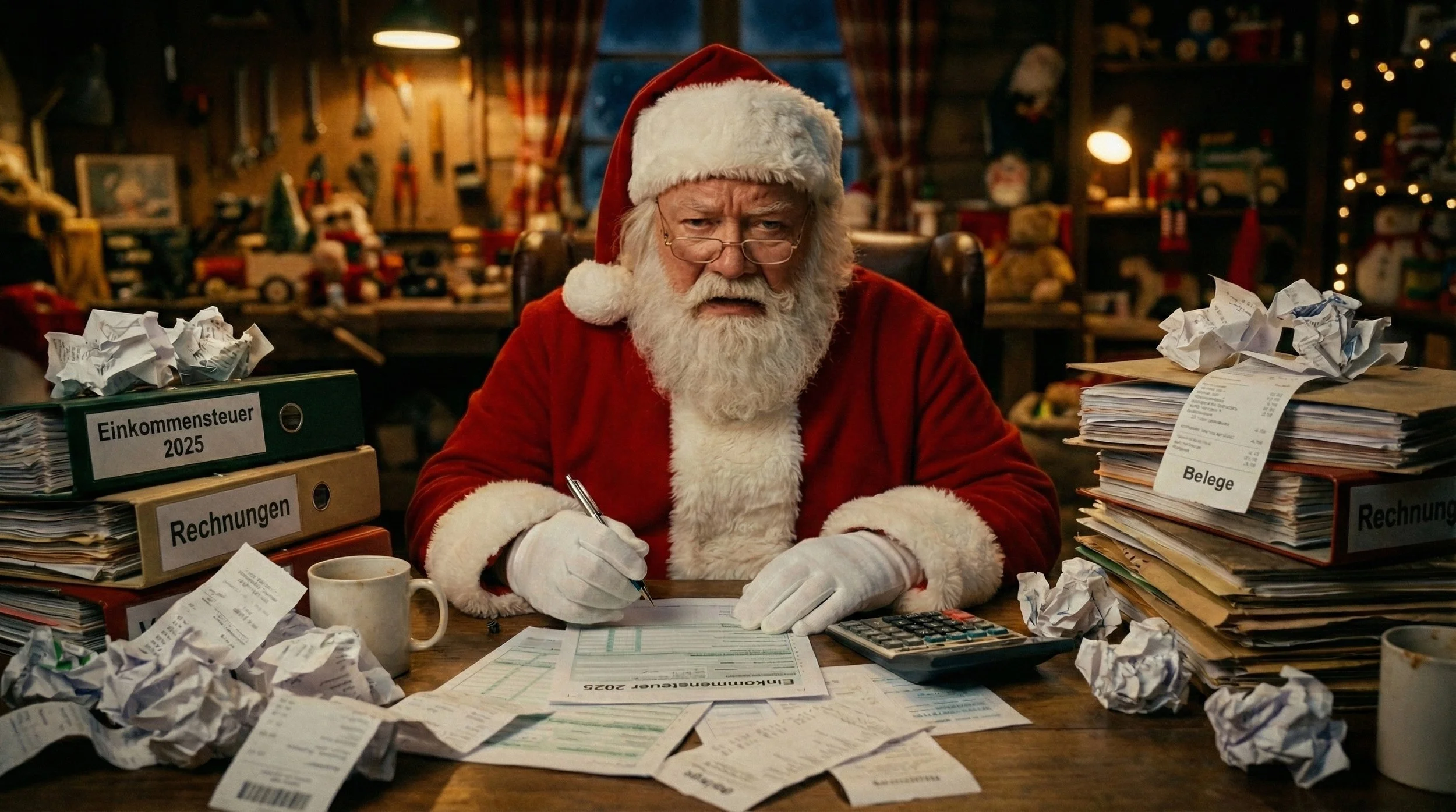 Der Weihnachtsmann und seine Steuererklärung