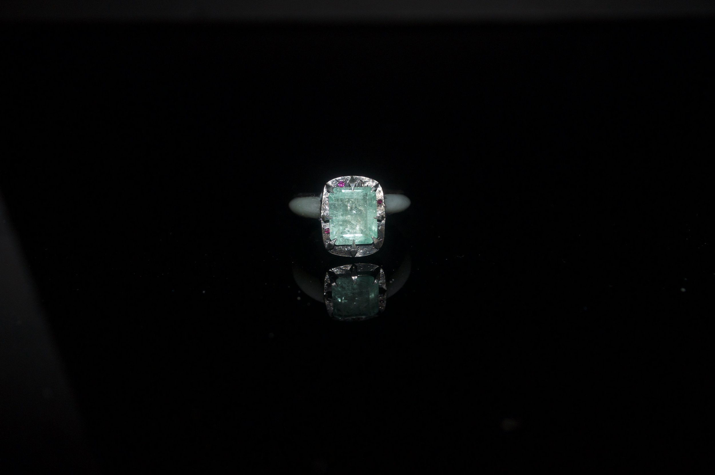 MERIDIAN POINT EMERALD RING
