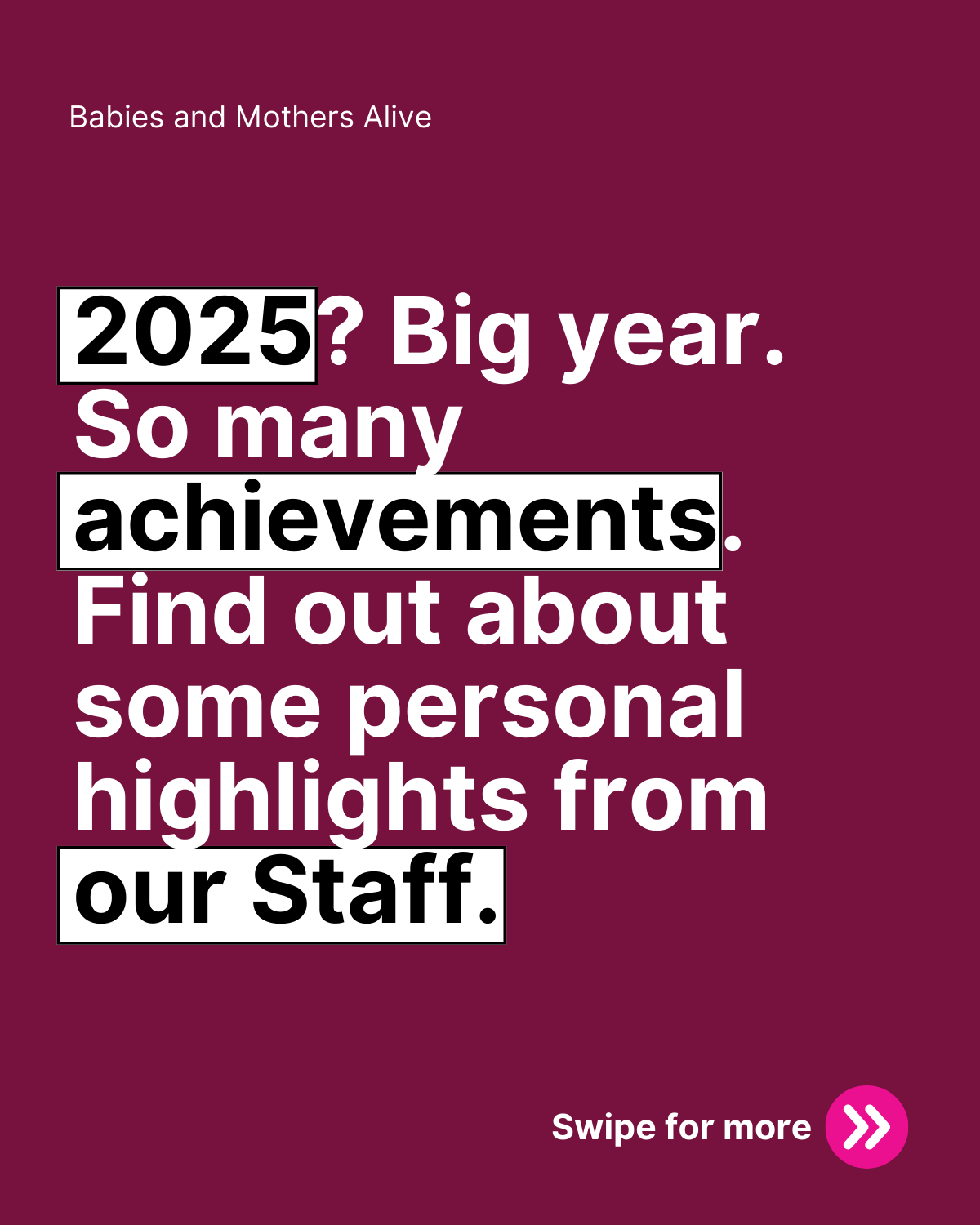 Celebrating our Staff - and launching our Annual Appeal 2025