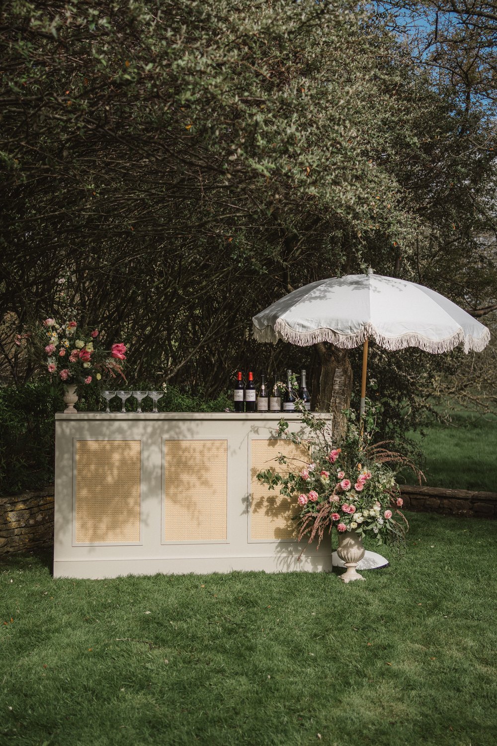 Travertine Bar Front