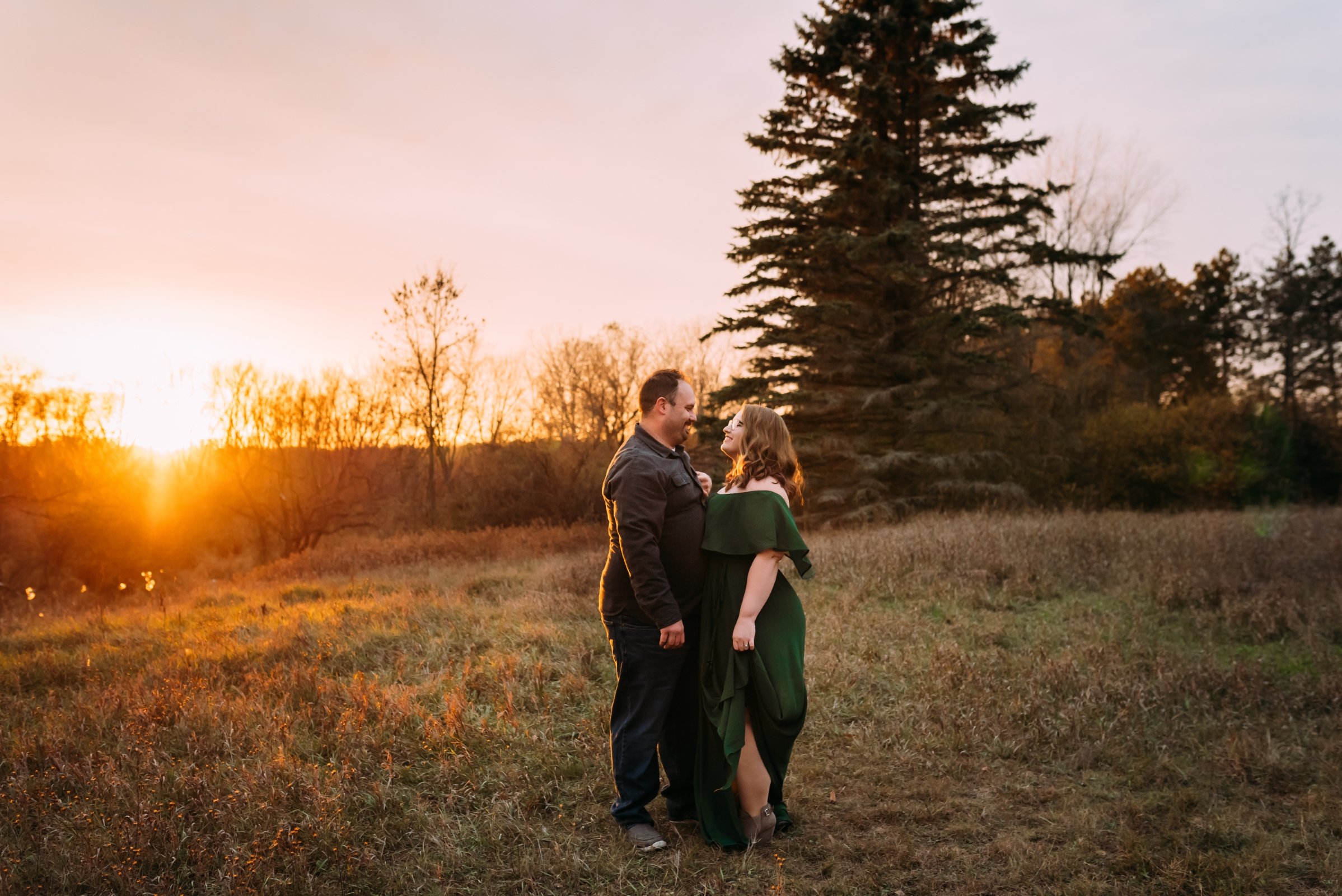 loving couple in wausau for family portraits