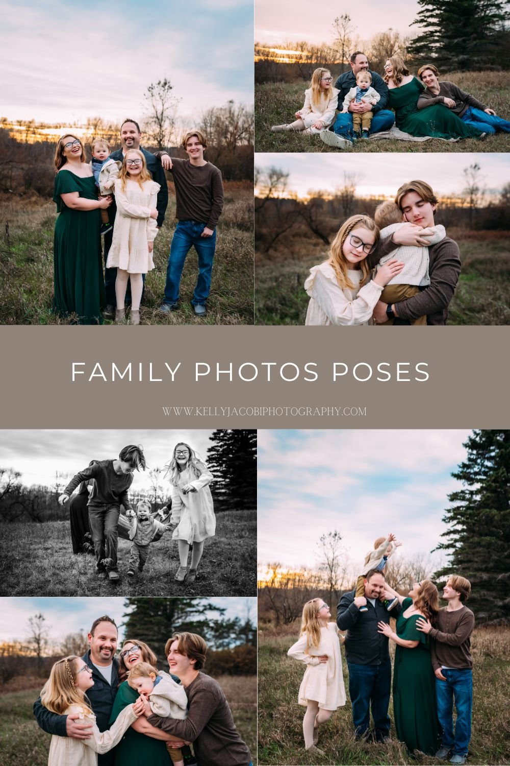 Family photo poses