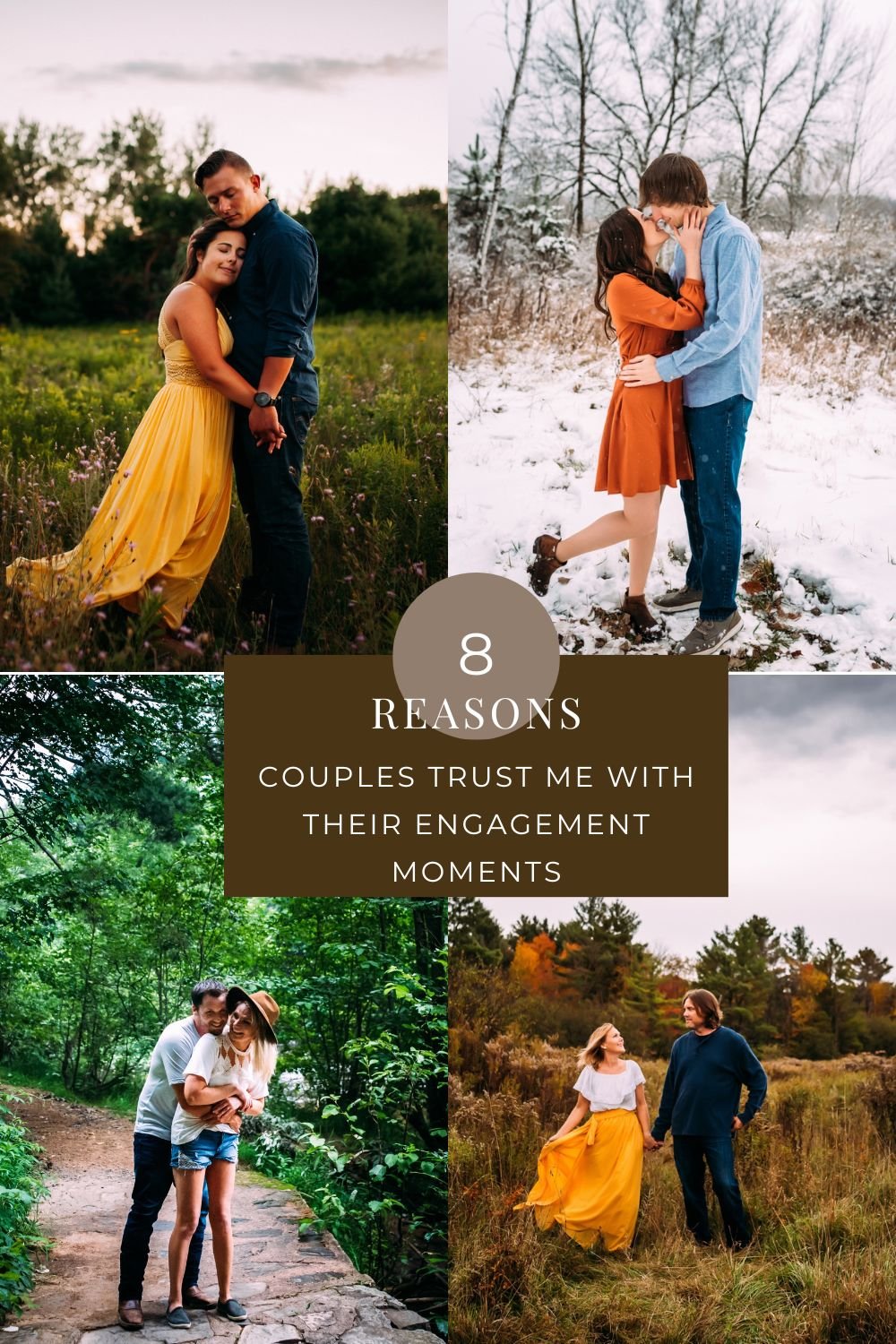 What to Wear for Engagement Photos, Engagement Photo outfits, Wisconsin engagement photographer, unique engagement photos eau claire dells wisconsin, fall engagement photos