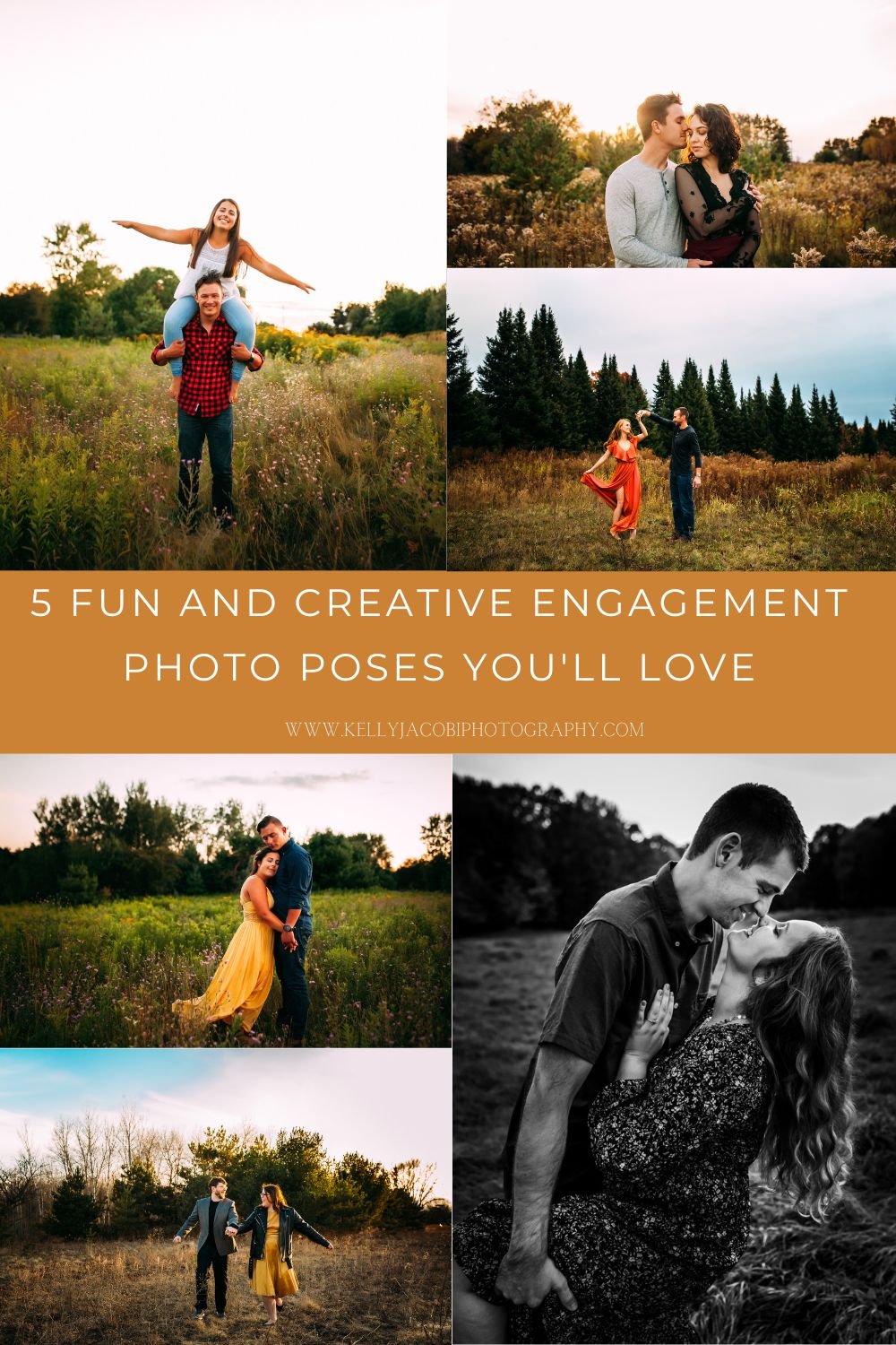 5 Fun and Creative Engagement Photo Poses