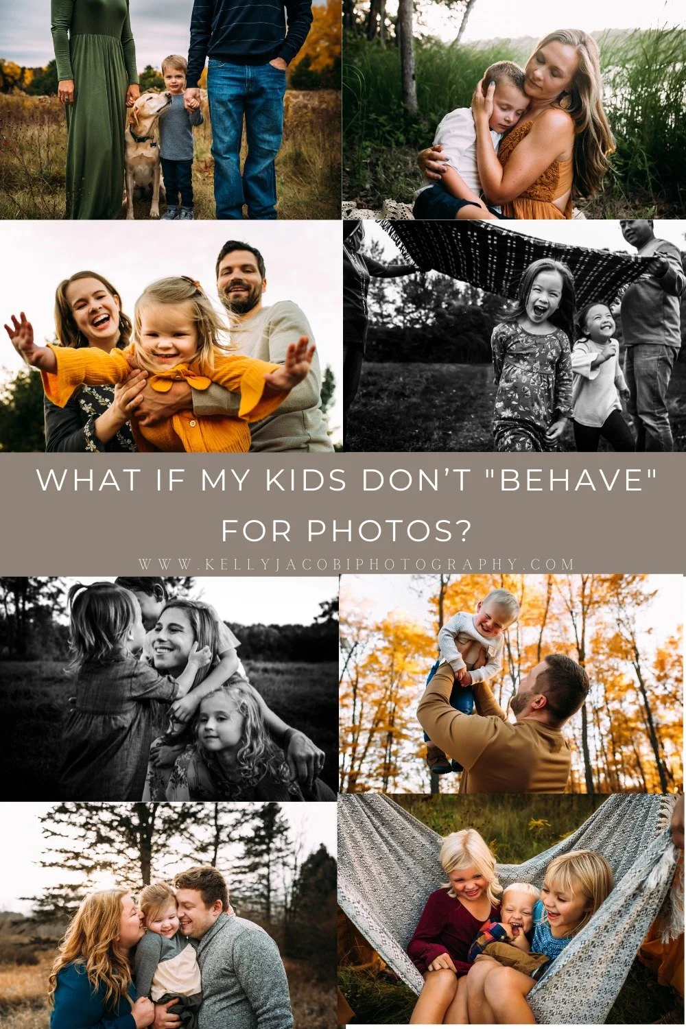 What if My Kids Don’t "Behave" for Photos?