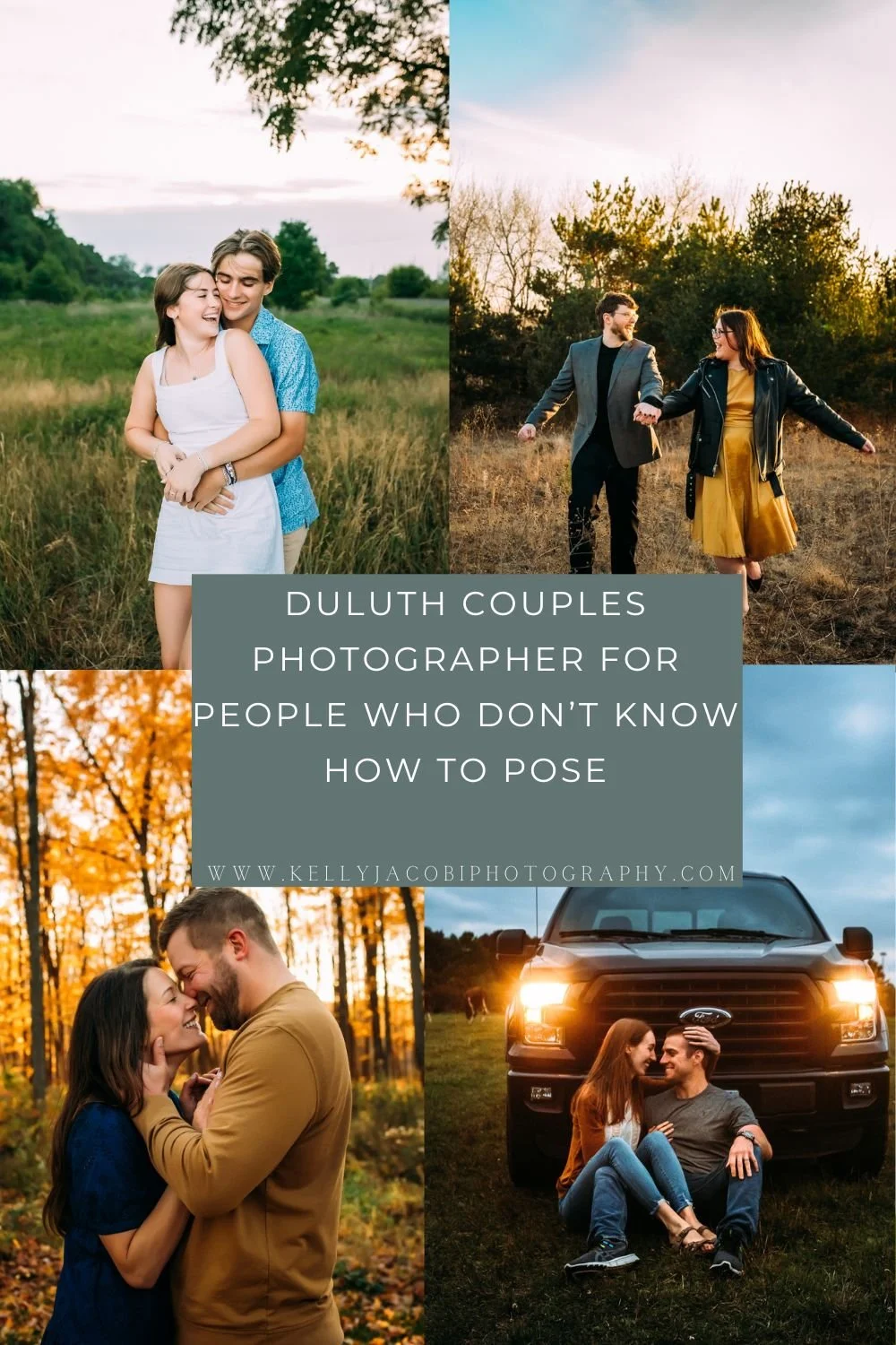 Duluth Couples Photographer for People Who Don’t Know How to Pose