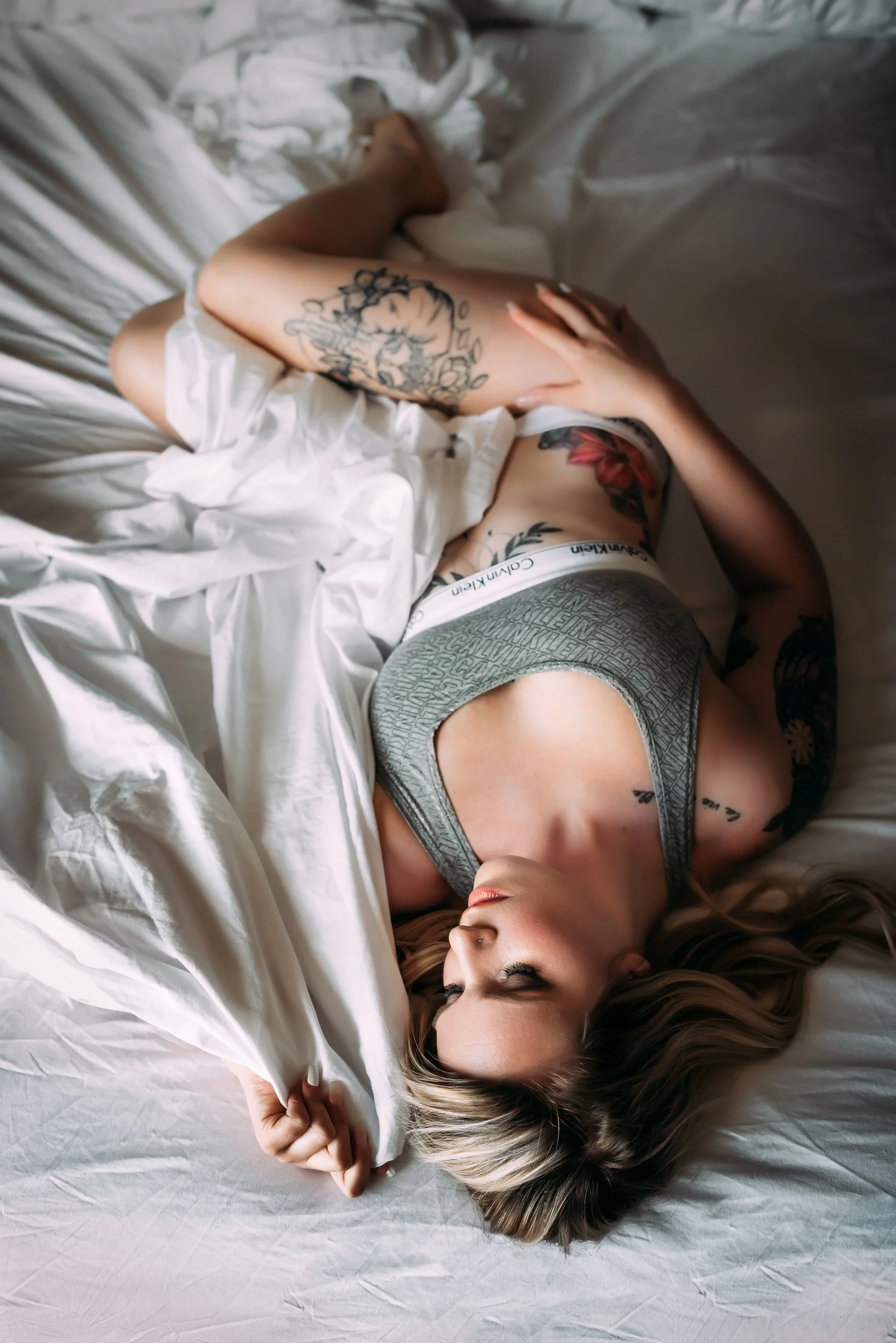 Classic Boudoir photos in matching set