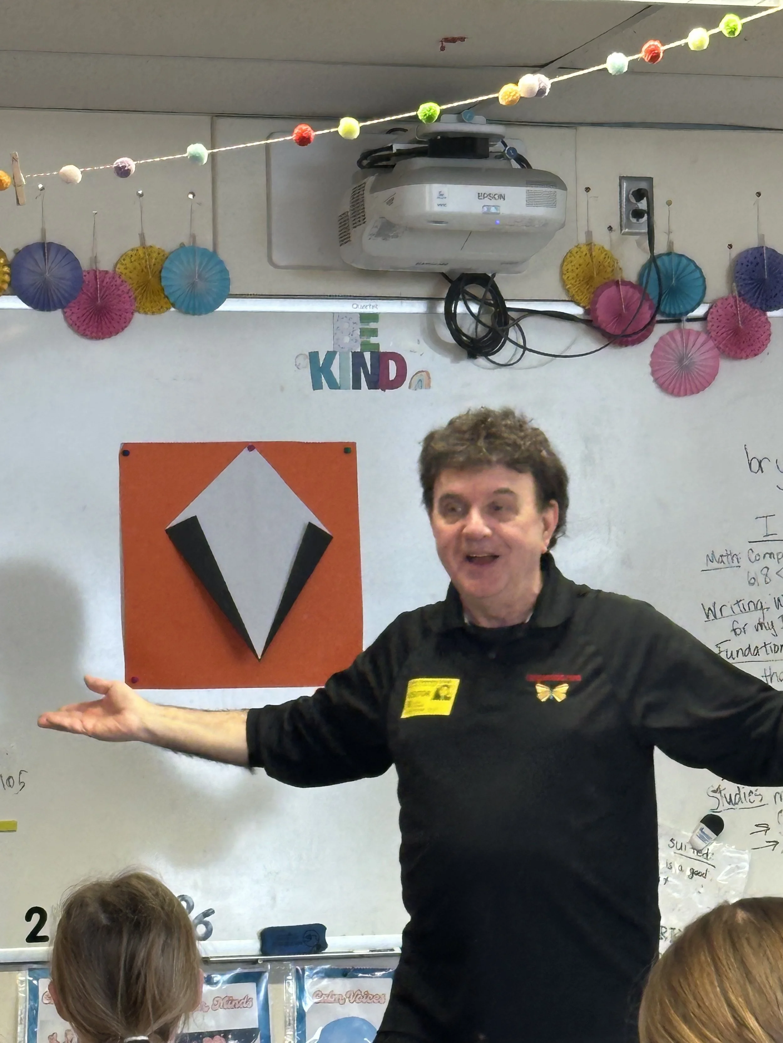 Origamido Visits Second Grade