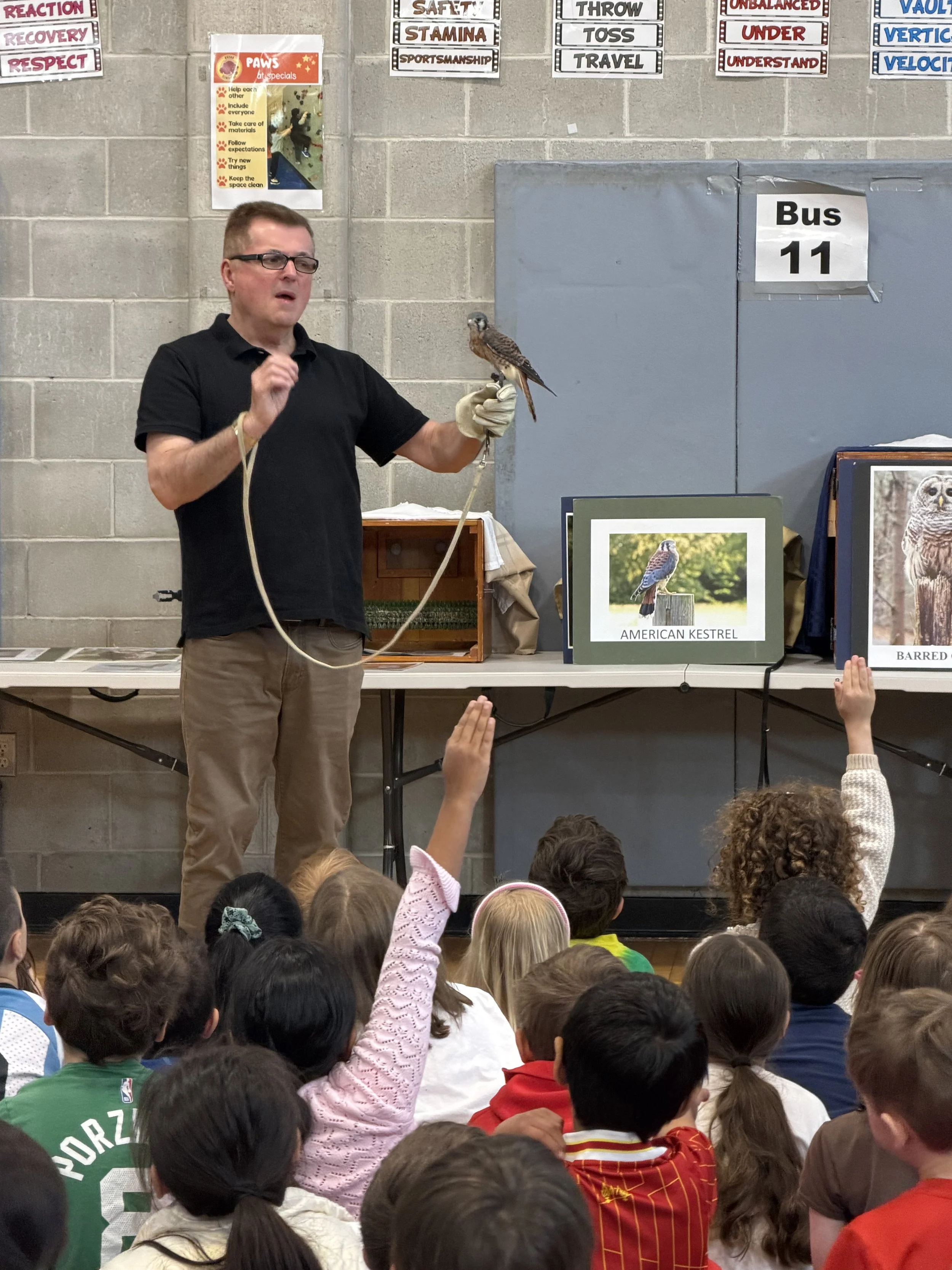 Wingmasters Visits First Graders!