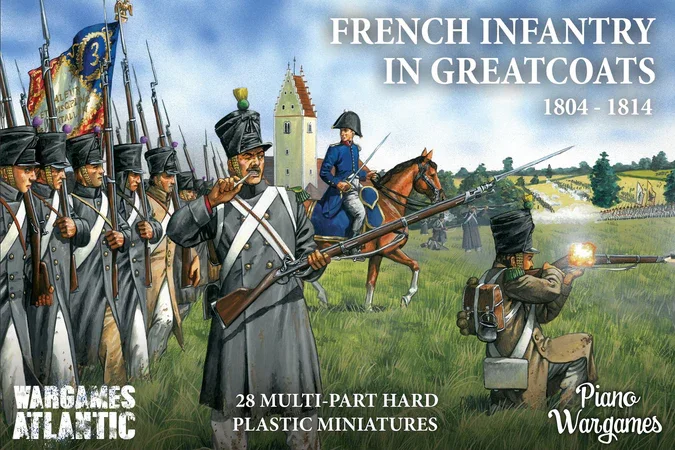 French Infantry in Greatcoats (1804-1814) (Piano Wargames / Wargames Atlantic
