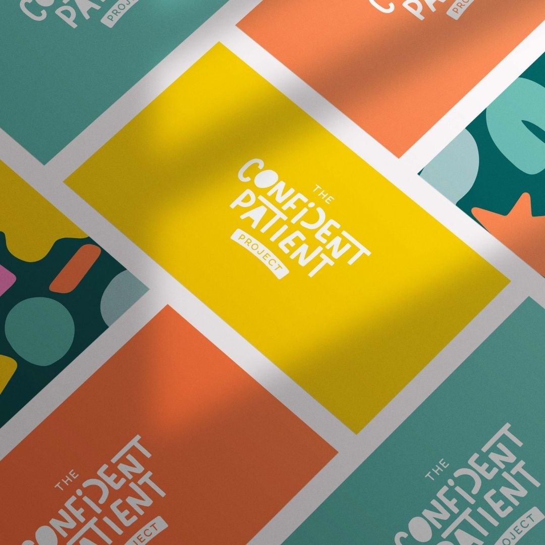 The Confident Patient Project Branding Business Cards