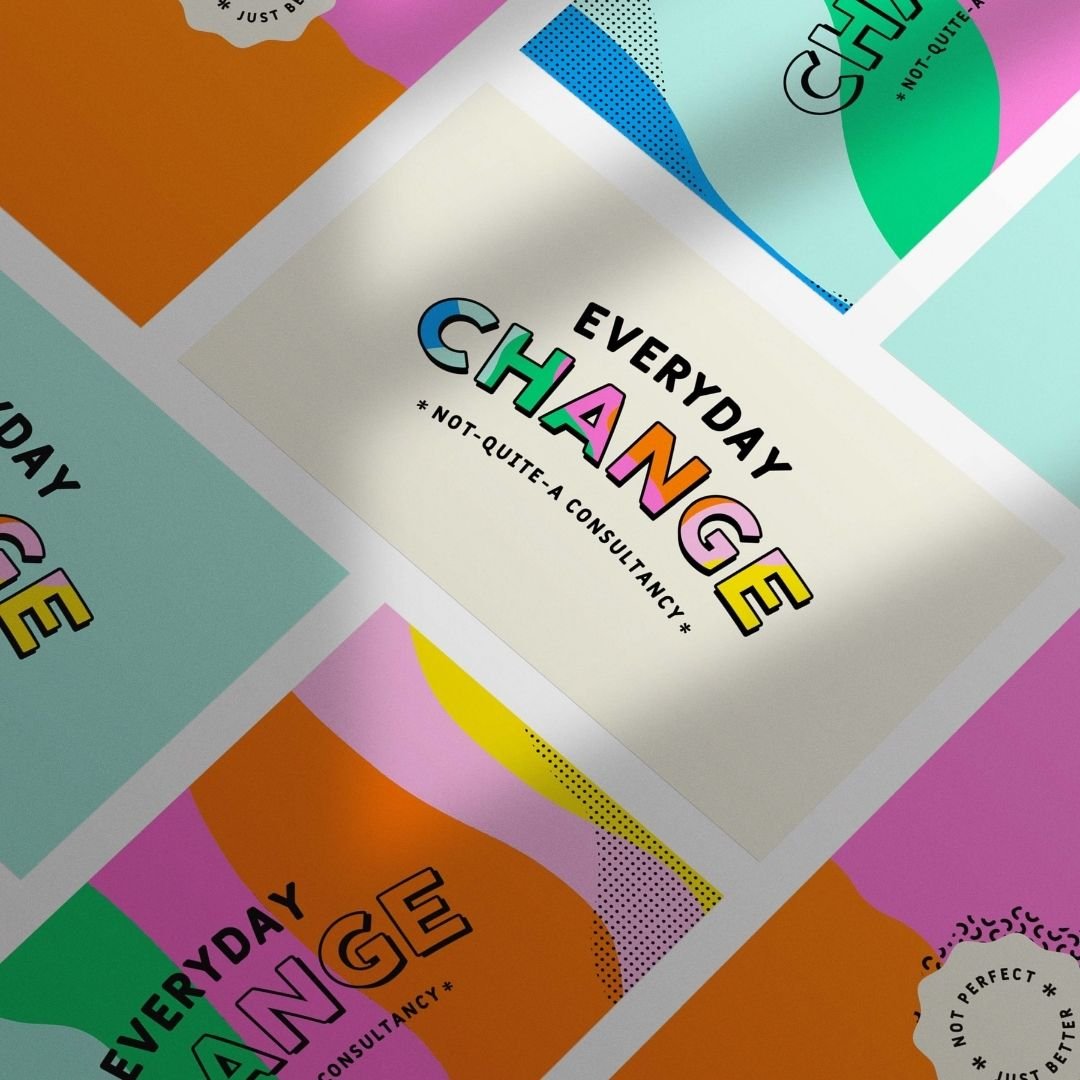 Everyday Change Branding Business Cards