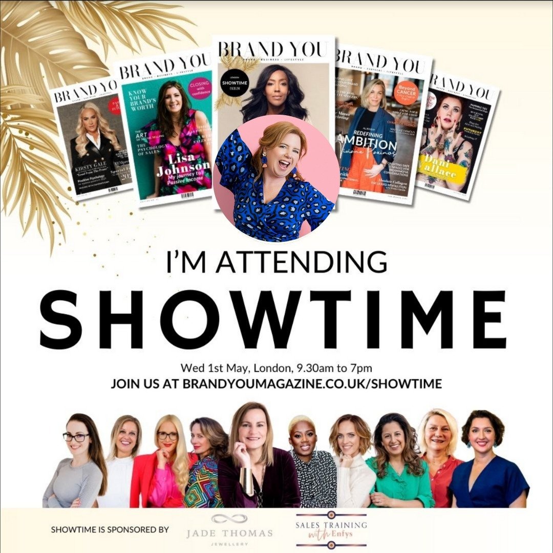When you get back from holiday, it takes a few days to remember what's going on and what's next.

Yesterday it hit me, I'm off to London next week for @brandyoushowtime 

I was previously featured in Brand You magazine and have been a follower ever s