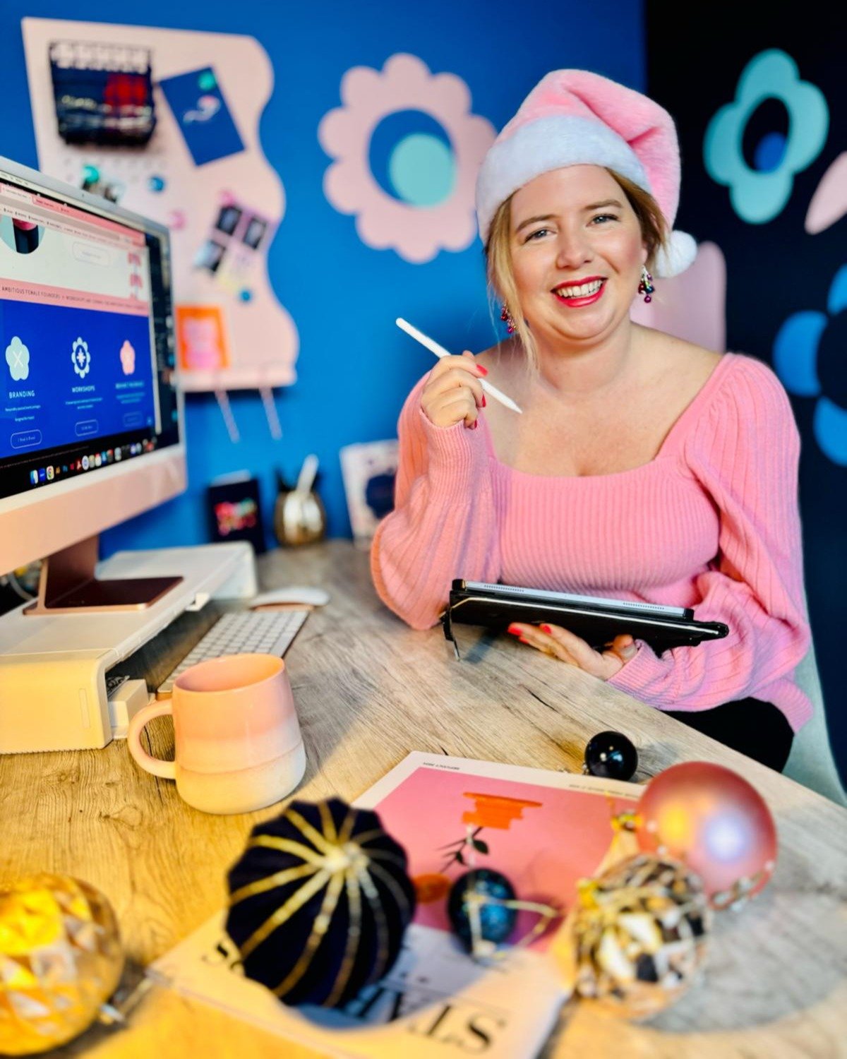 What does December look like to you?

For me it's when I attempt to run a business while also....

🎁 Having 2 kids still deep in Santa mode = double the wrapping paper, double the elves, double the 10pm panic brainstorms.

 🎄 Carol services, nativi