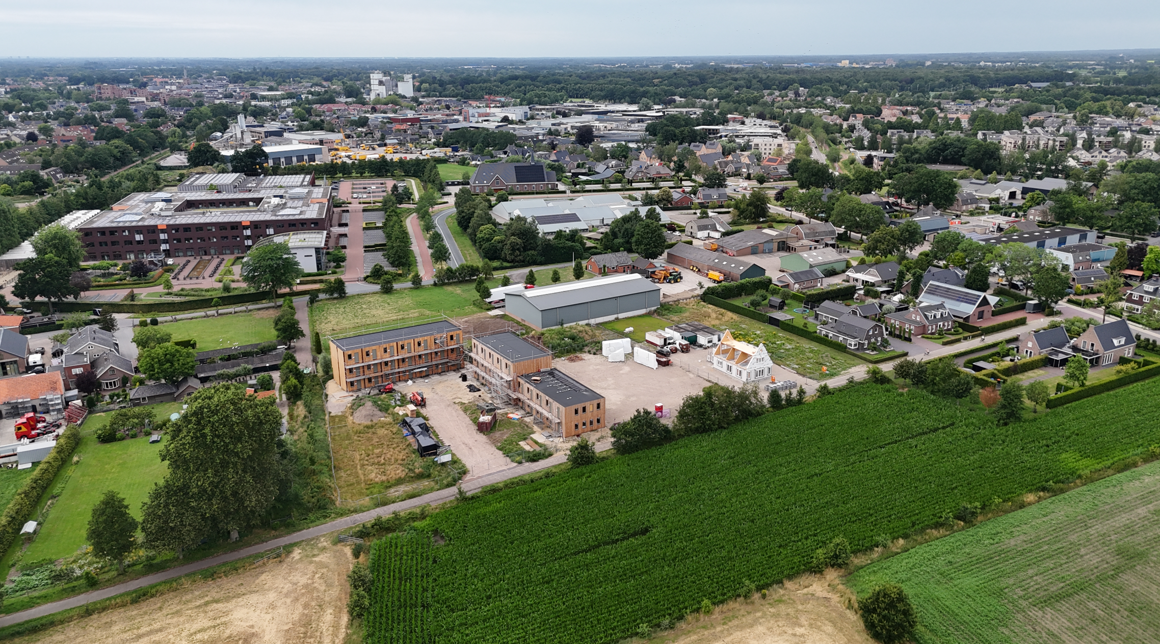 Voorspoedige voortgang van de bouw