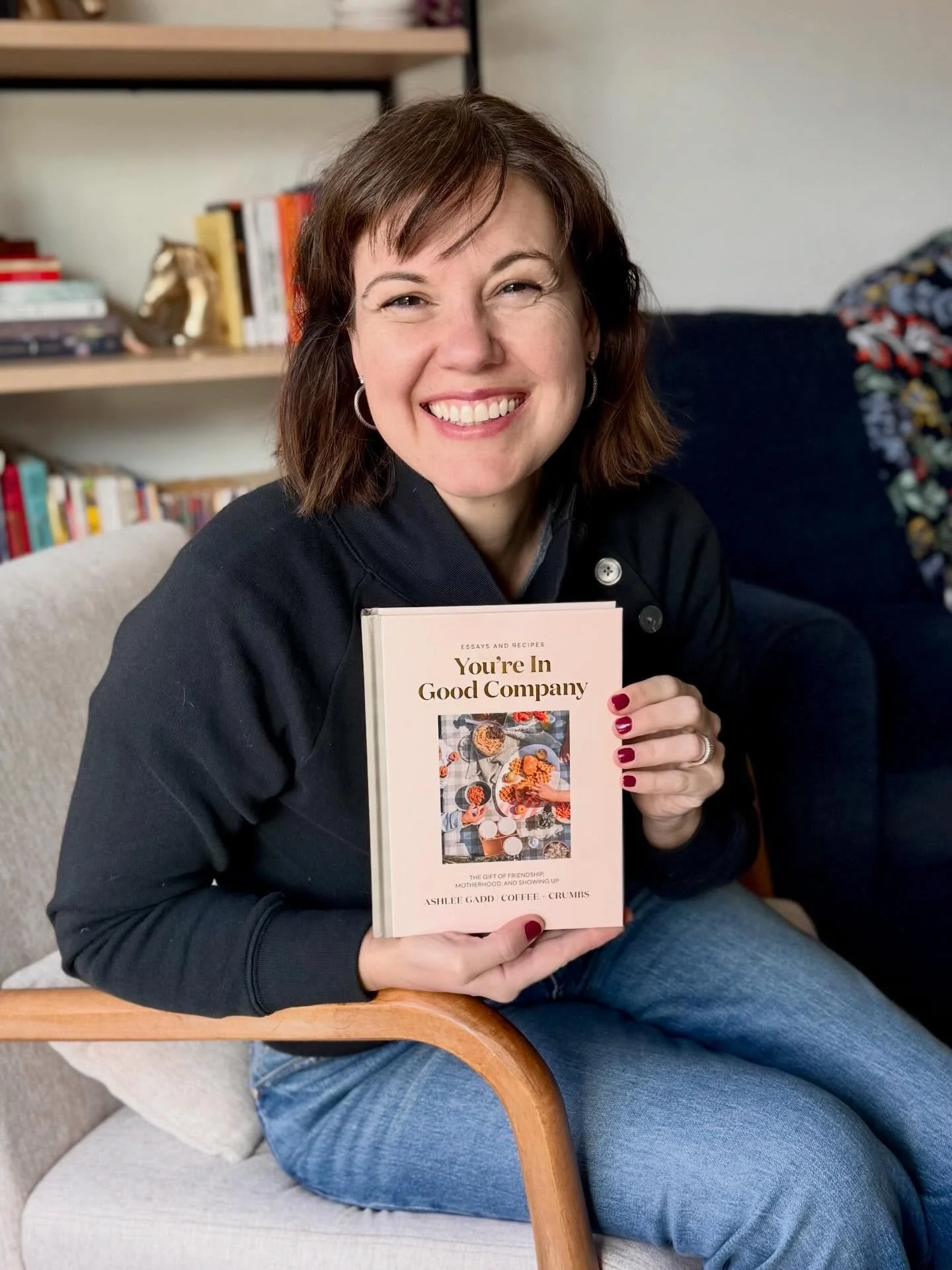 I&rsquo;ll keep this announcement short: a dream has come true! ✨WE WROTE A BOOK! ✨ All about food, hospitality, and friendship. 

You&rsquo;re In Good Company: The Gift of Friendship, Motherhood, and Showing Up launches this month and you can pre-or