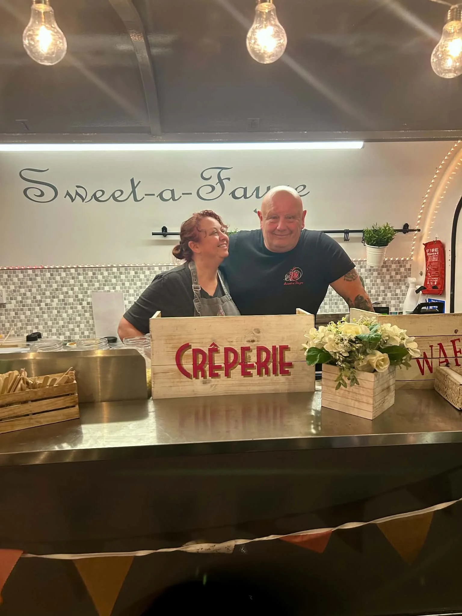 Crepes and sweet treats for weddings in derby