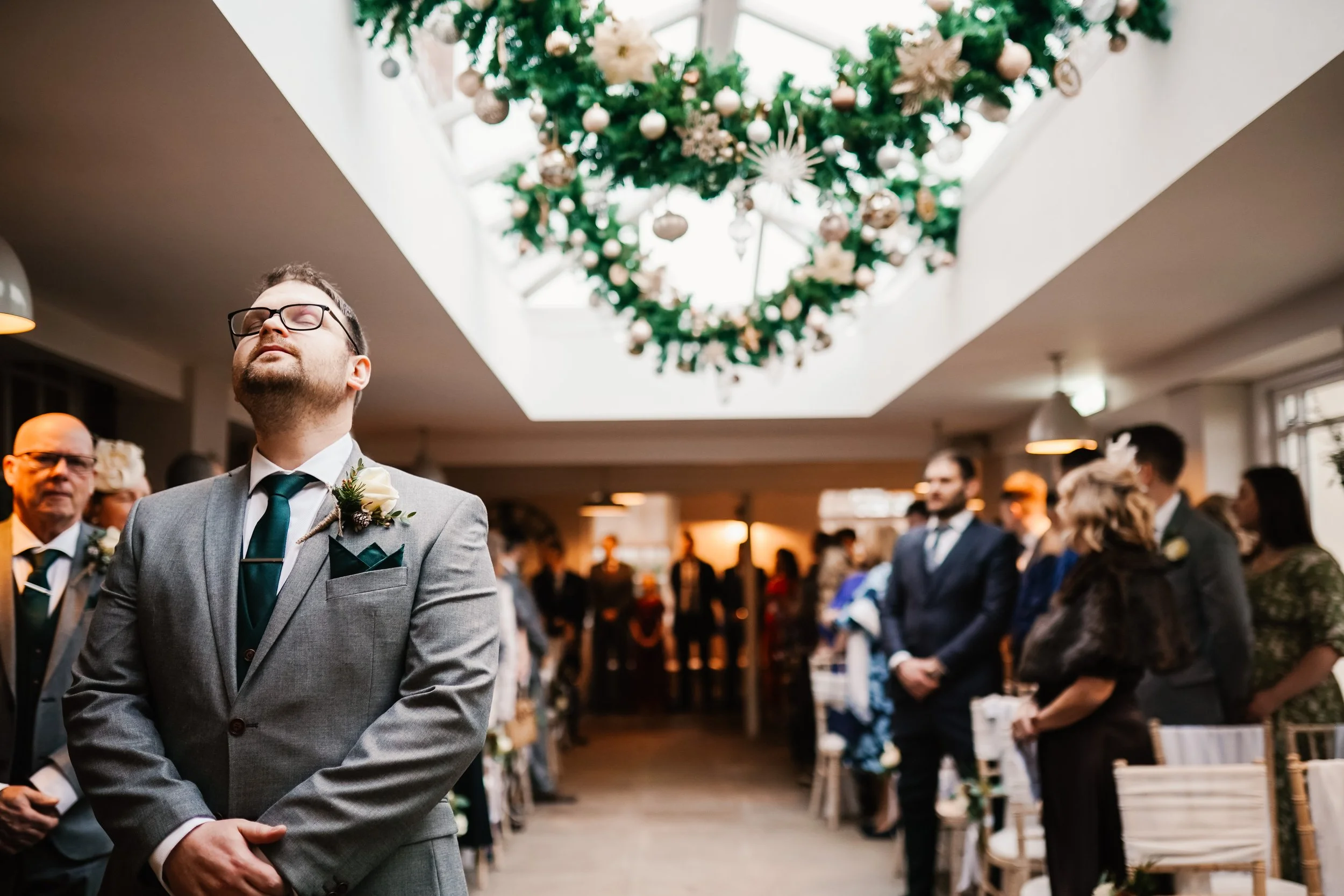 Christmas and Winter Twilight Wedding Venue inspiration Derbyshire