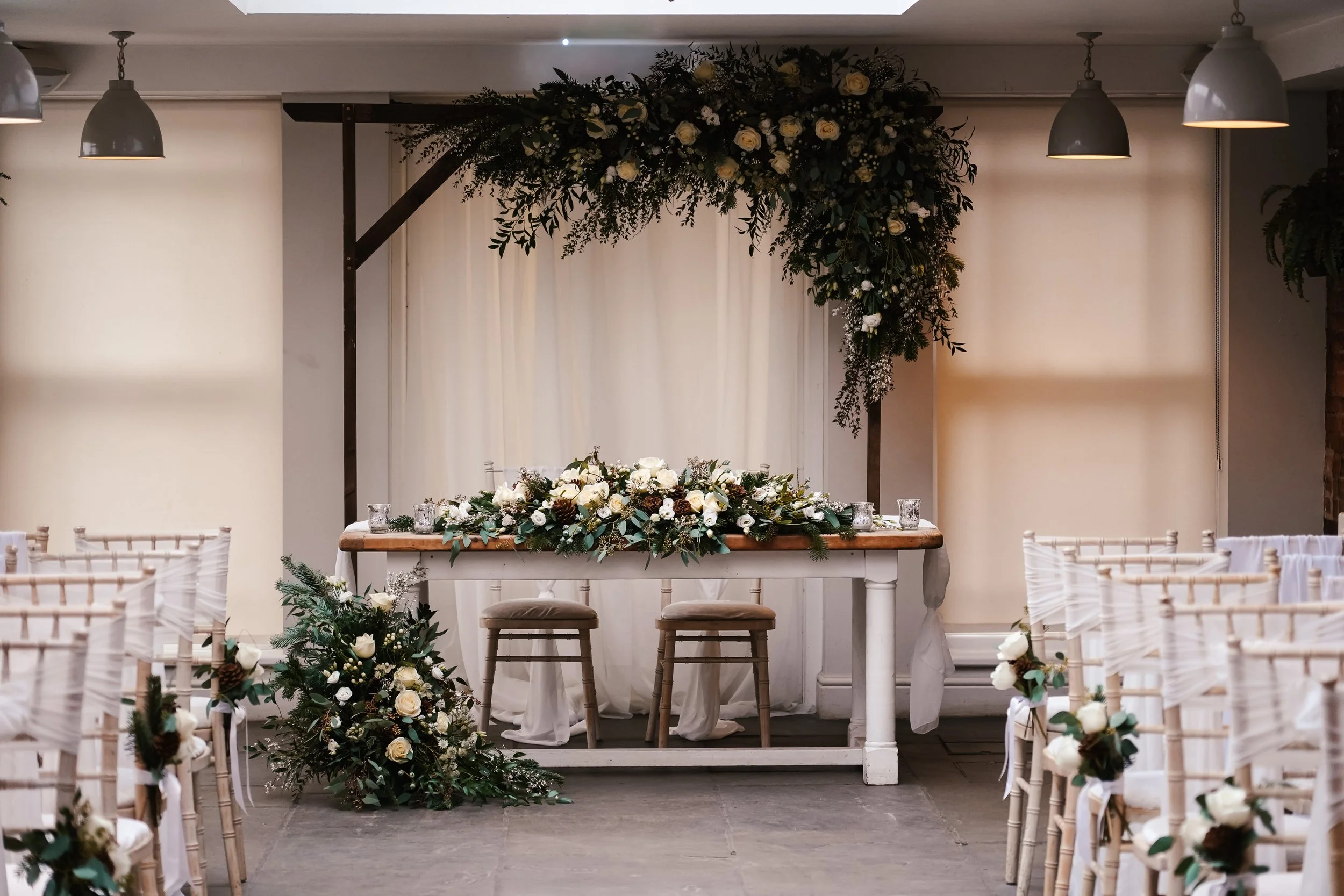 Christmas and Winter Twilight Wedding Venue inspiration Derbyshire