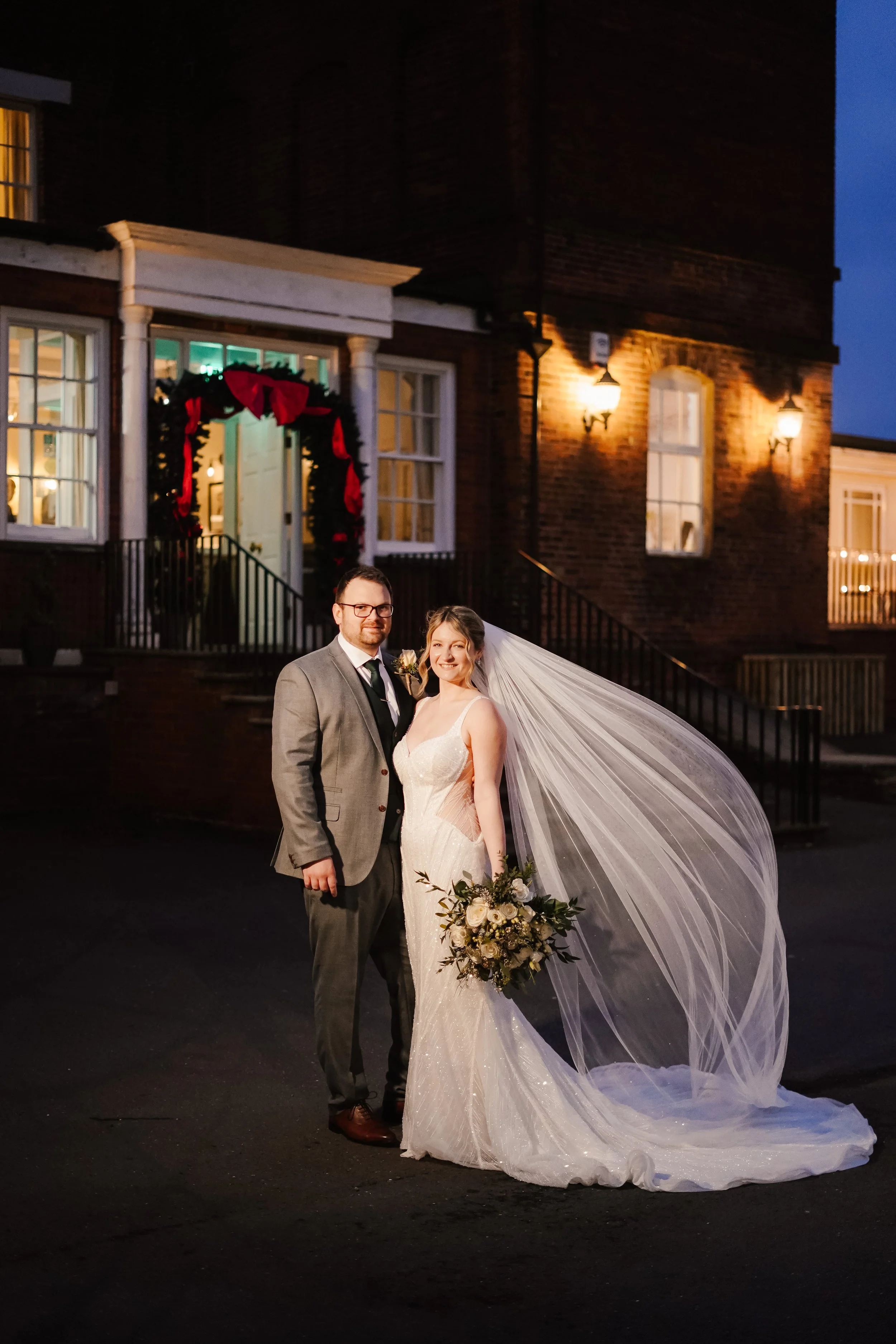 Christmas and Winter Twilight Wedding Venue inspiration Derbyshire