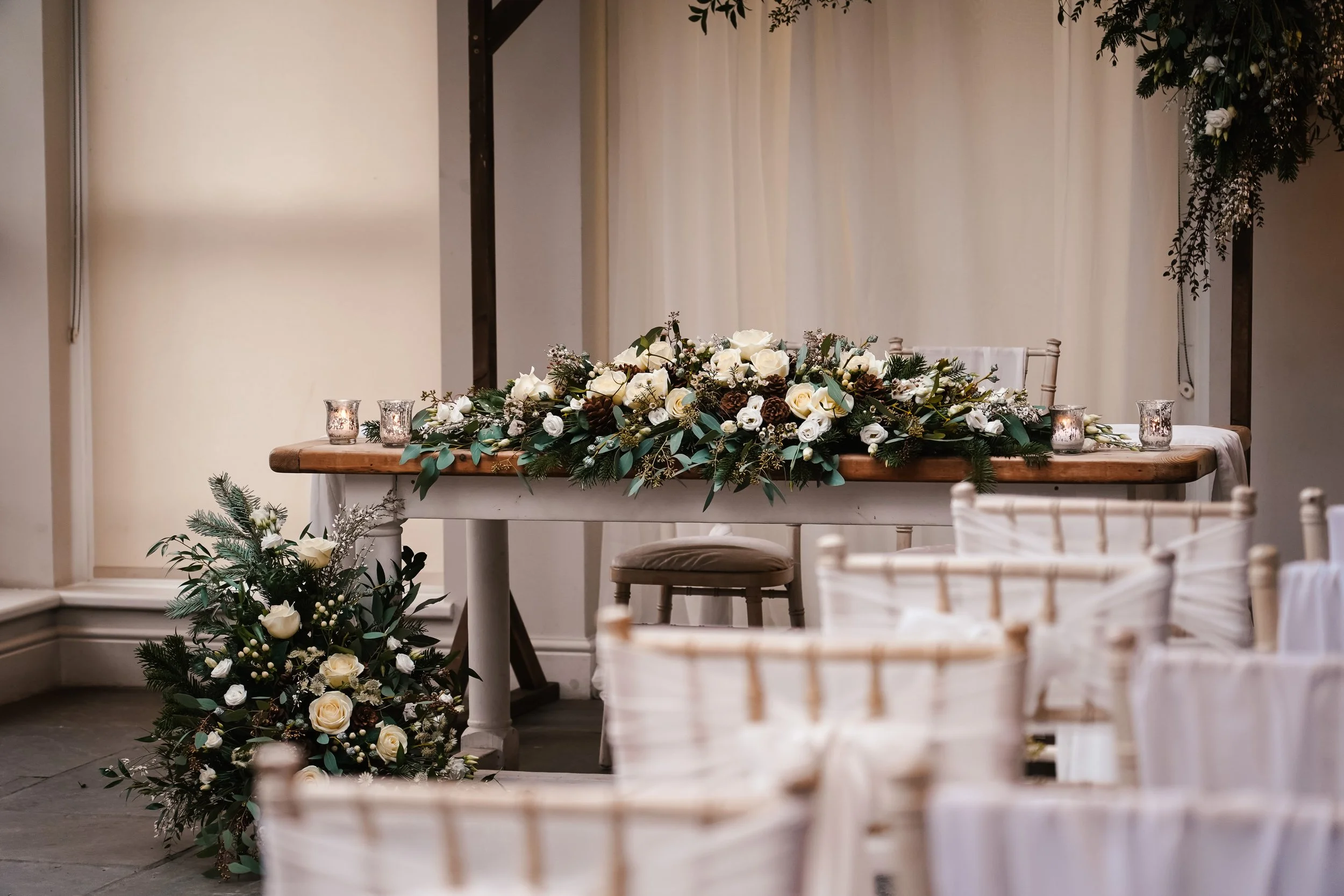 Christmas and Winter Twilight Wedding Venue inspiration Derbyshire