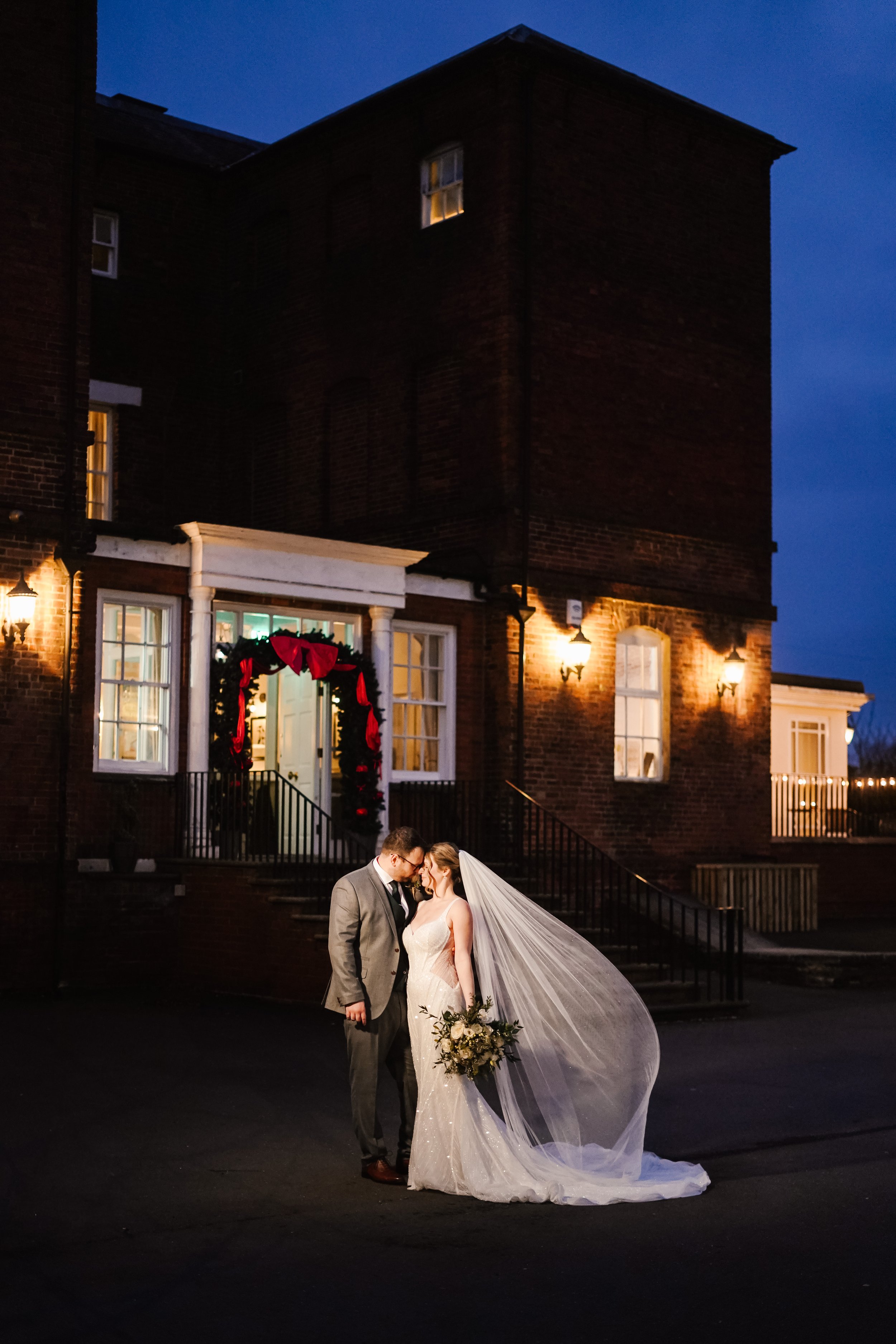 Christmas and Winter Twilight Wedding Venue inspiration Derbyshire