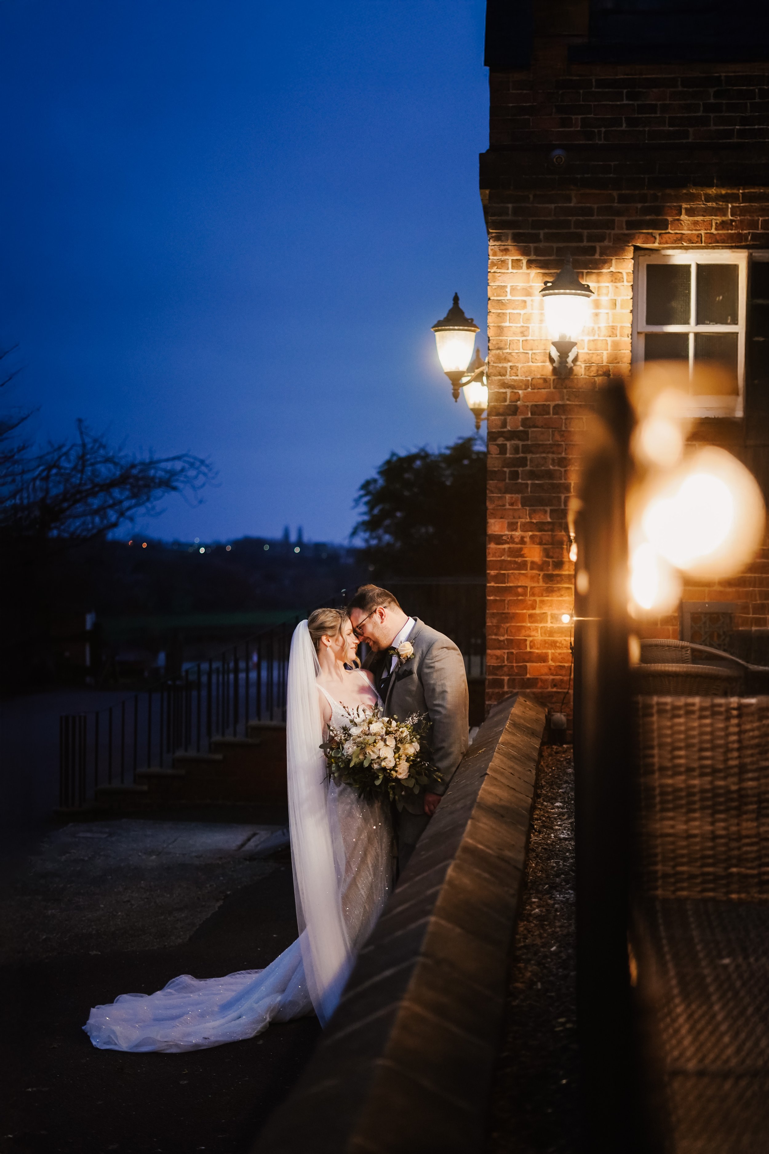 Christmas and Winter Twilight Wedding Venue inspiration Derbyshire