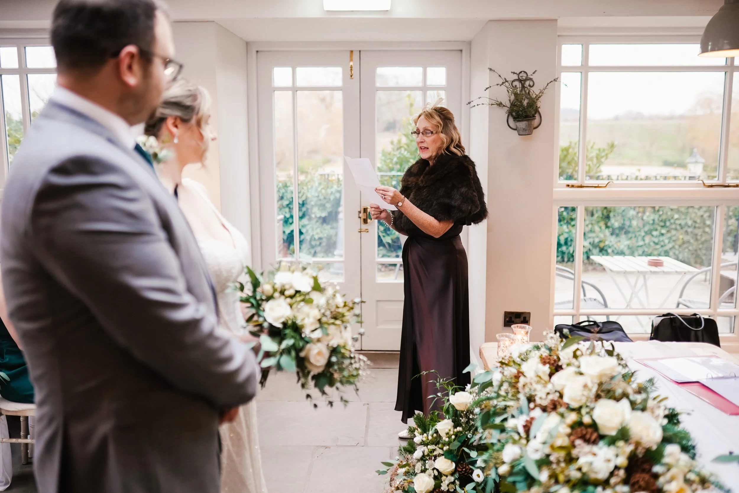 Christmas and Winter Twilight Wedding Venue inspiration Derbyshire
