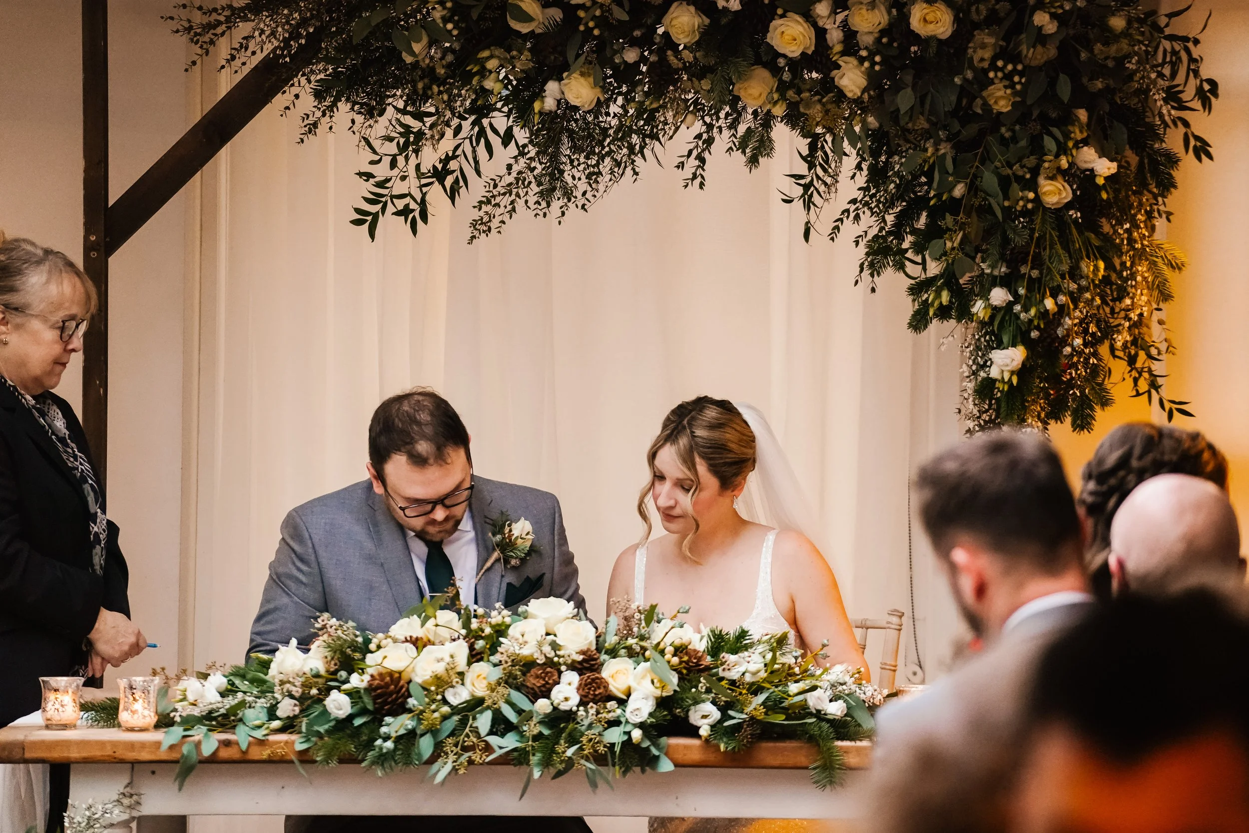 Christmas and Winter Twilight Wedding Venue inspiration Derbyshire