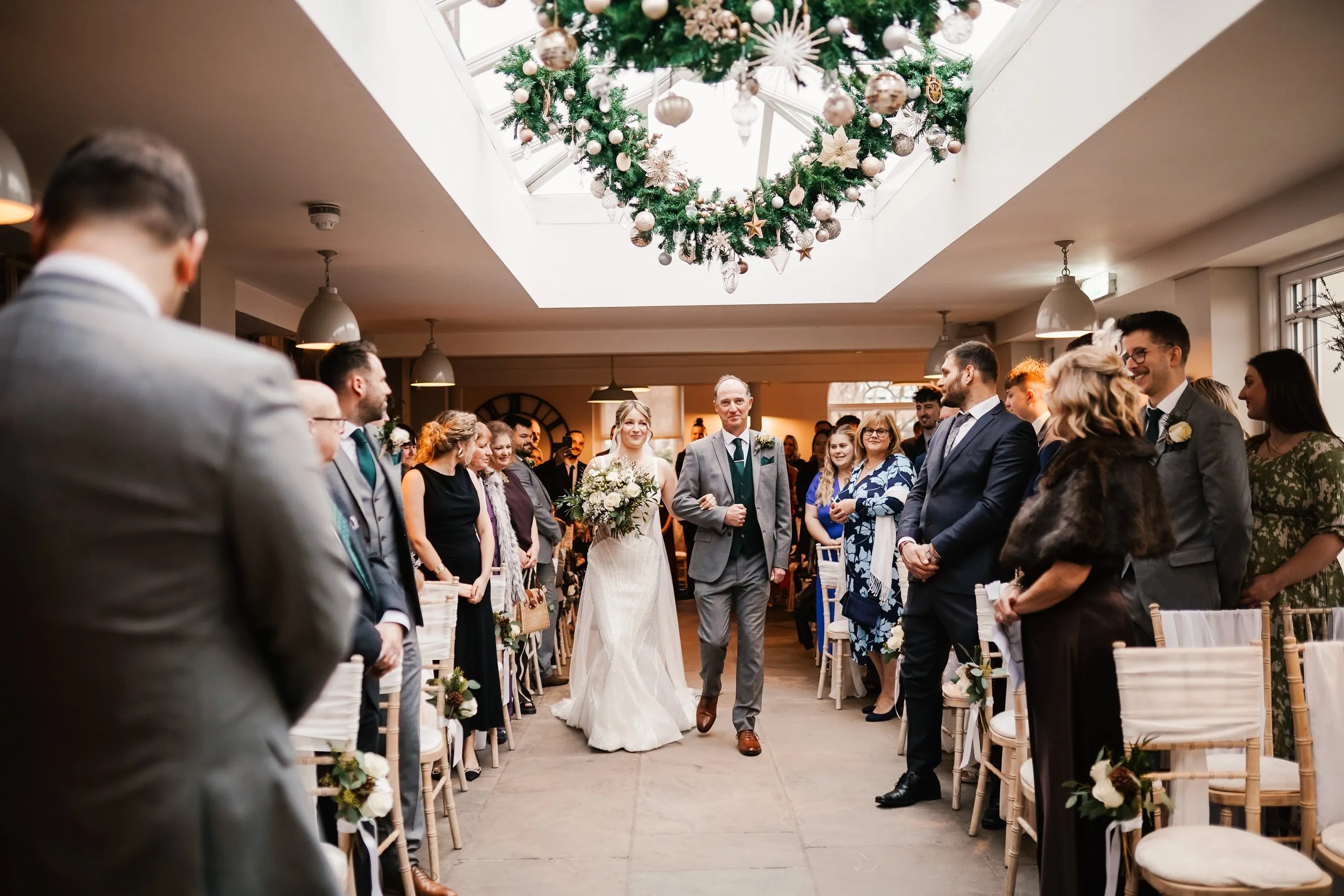Christmas and Winter Twilight Wedding Venue inspiration Derbyshire