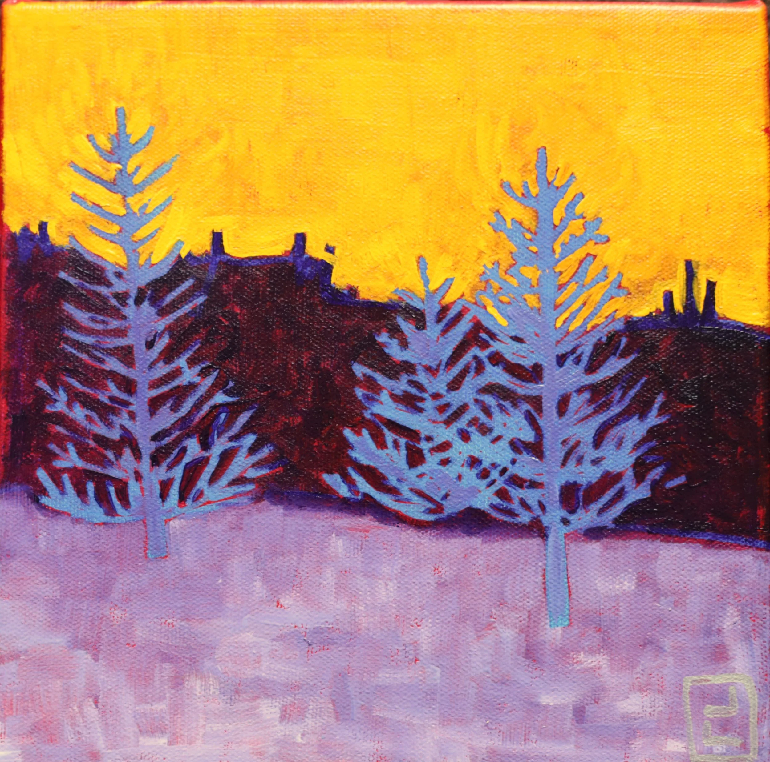241.WinterSunsetI.10x10.oil.JPG