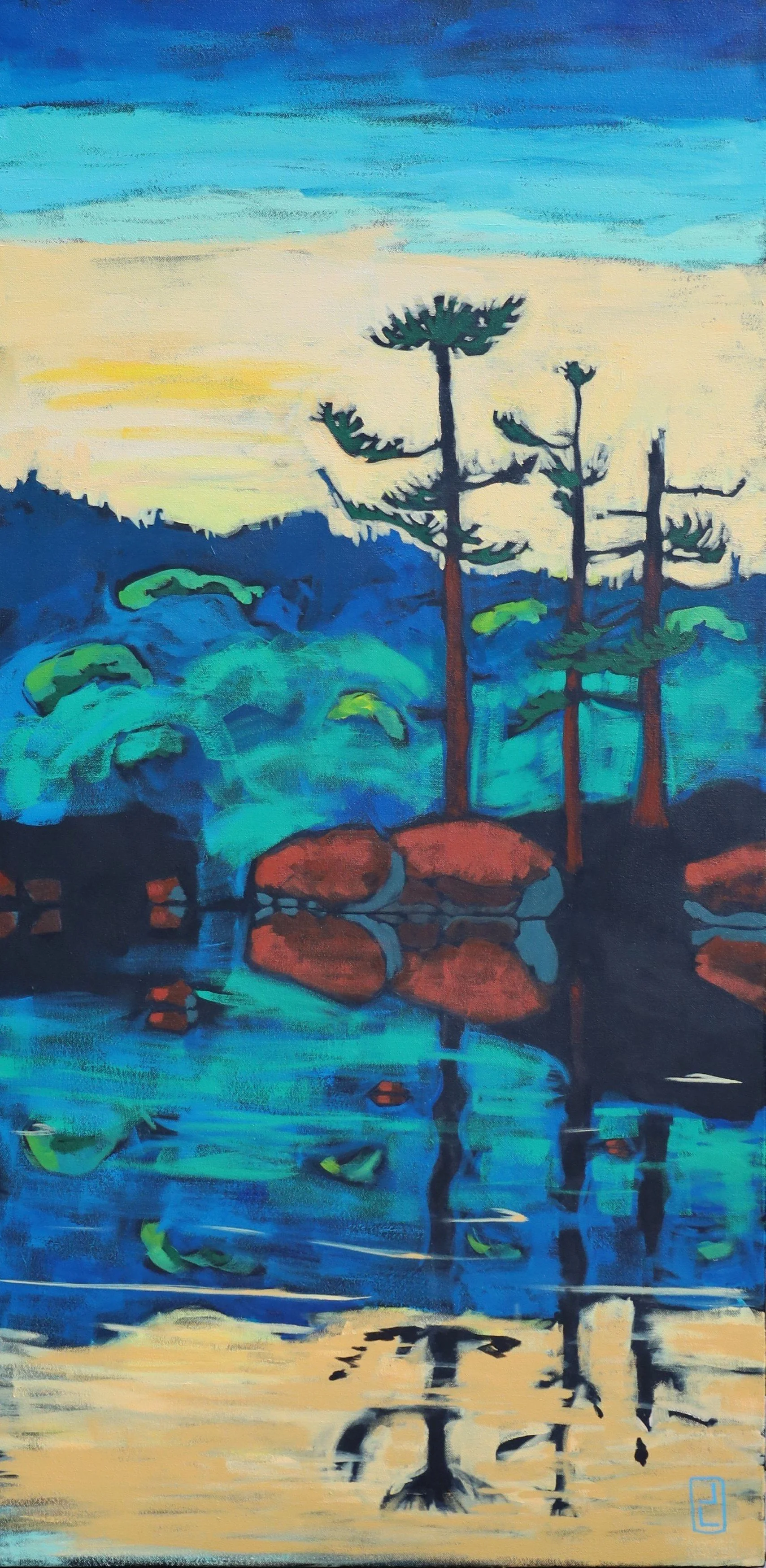 Mythical Forest III 24x48x1.5 Acrylic 1100.00 CDN