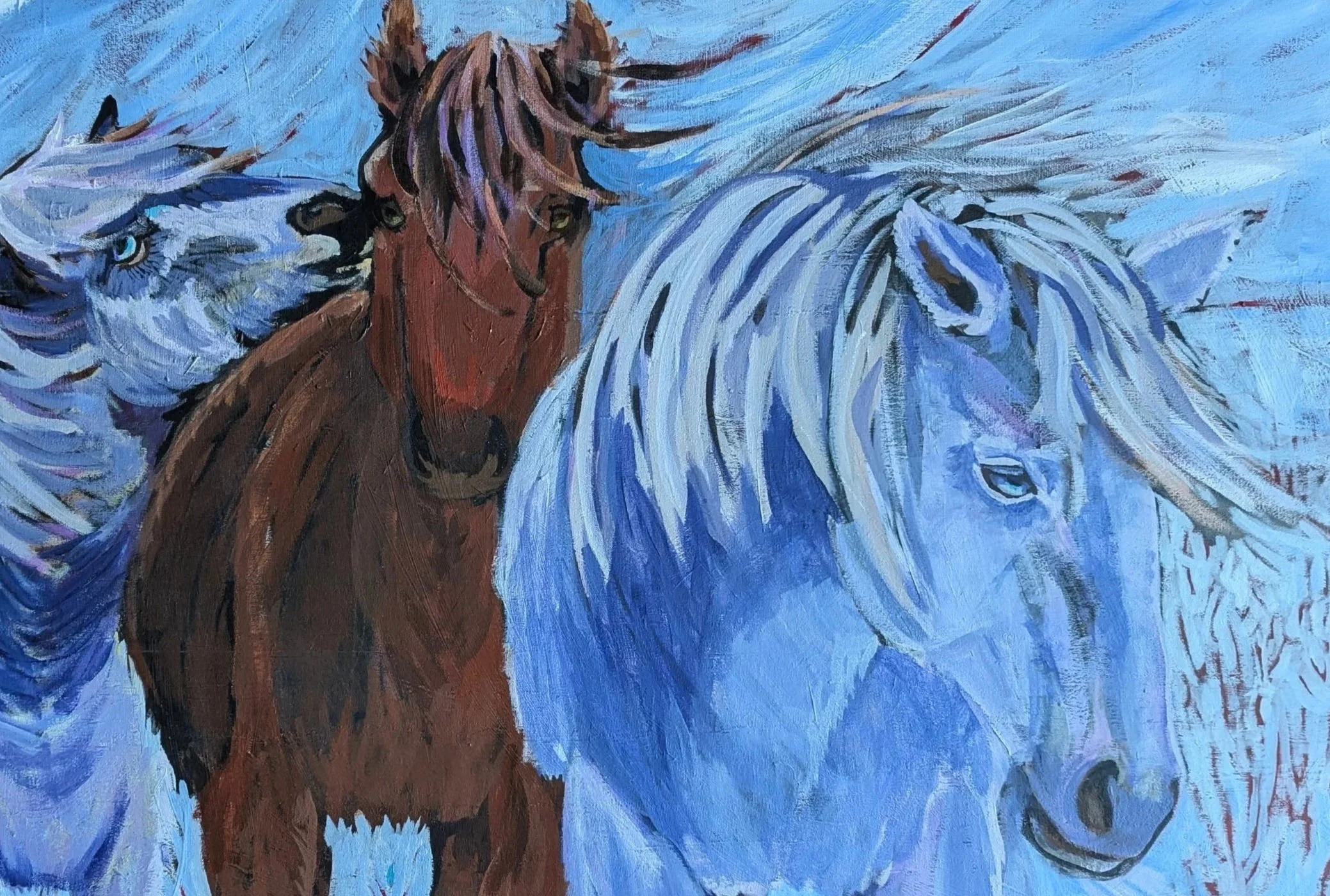 Windy Day 24x36 Acrylic