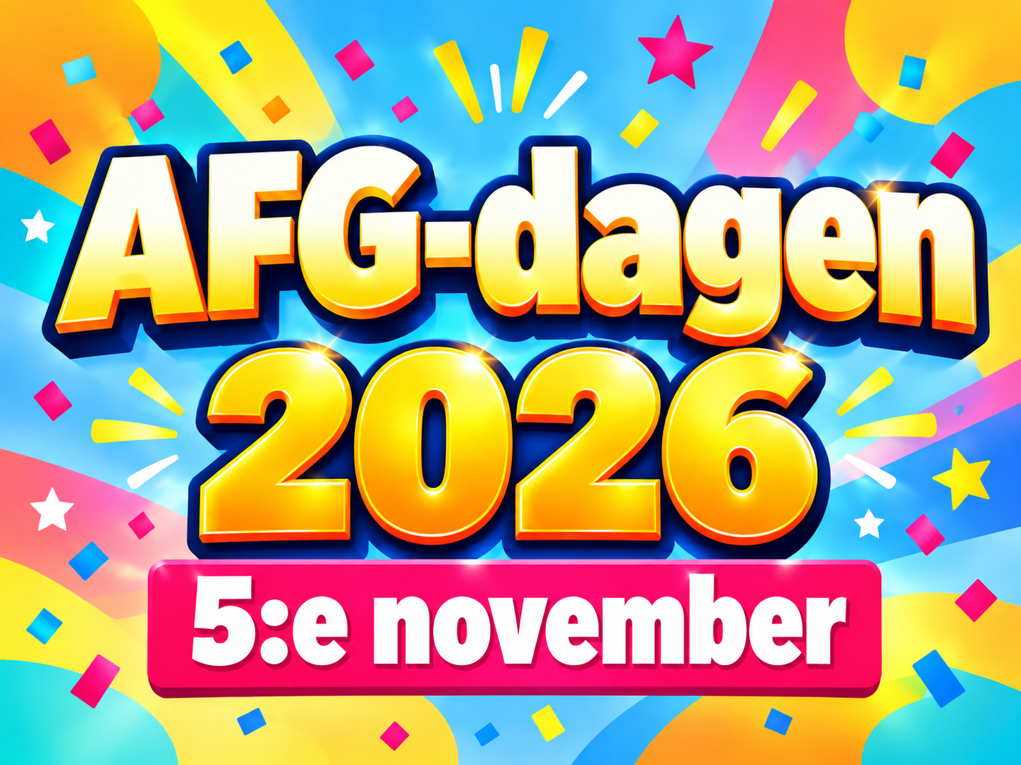 AFG-dagen 2026, 5:e november
