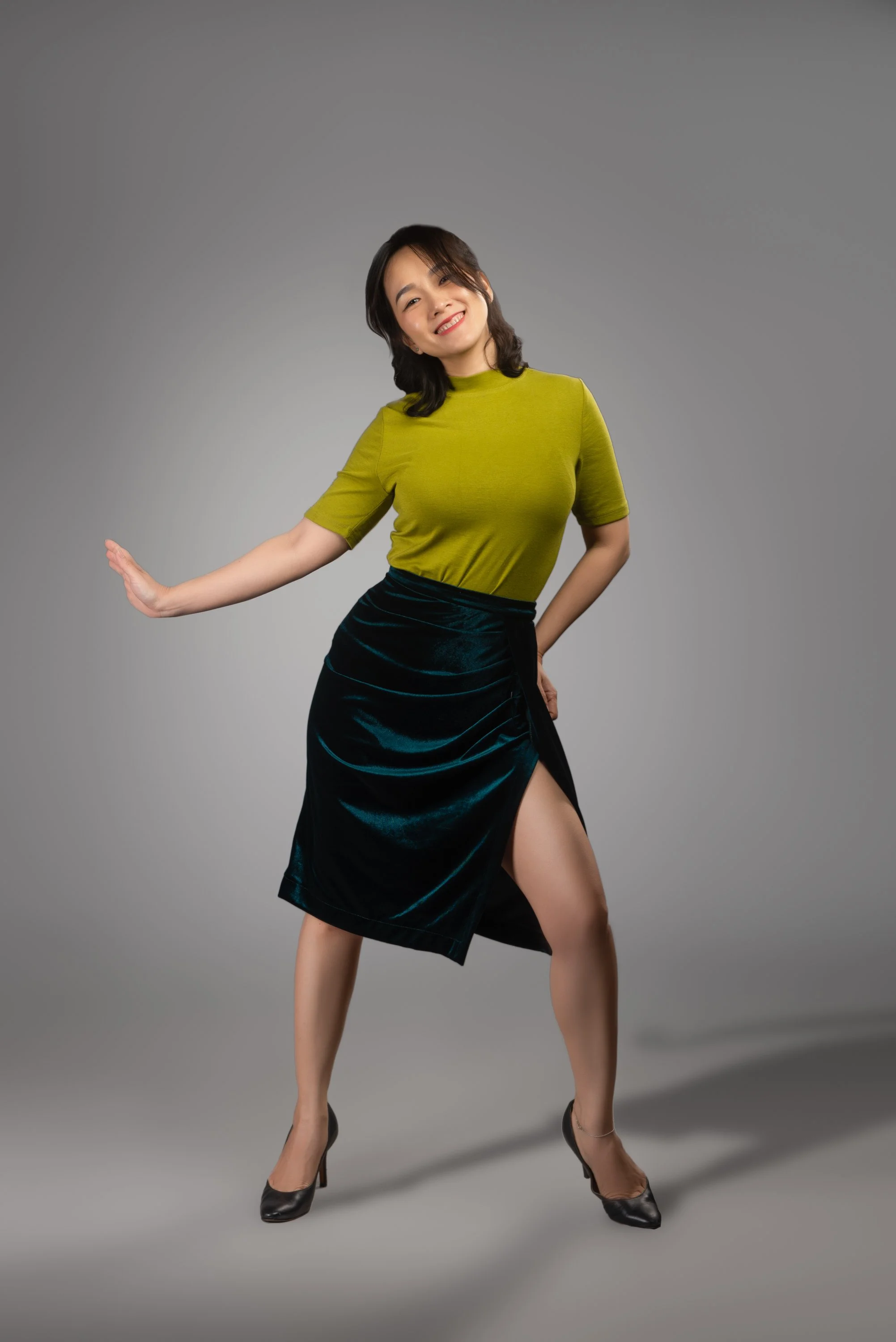 VELVET TULIP SKIRT