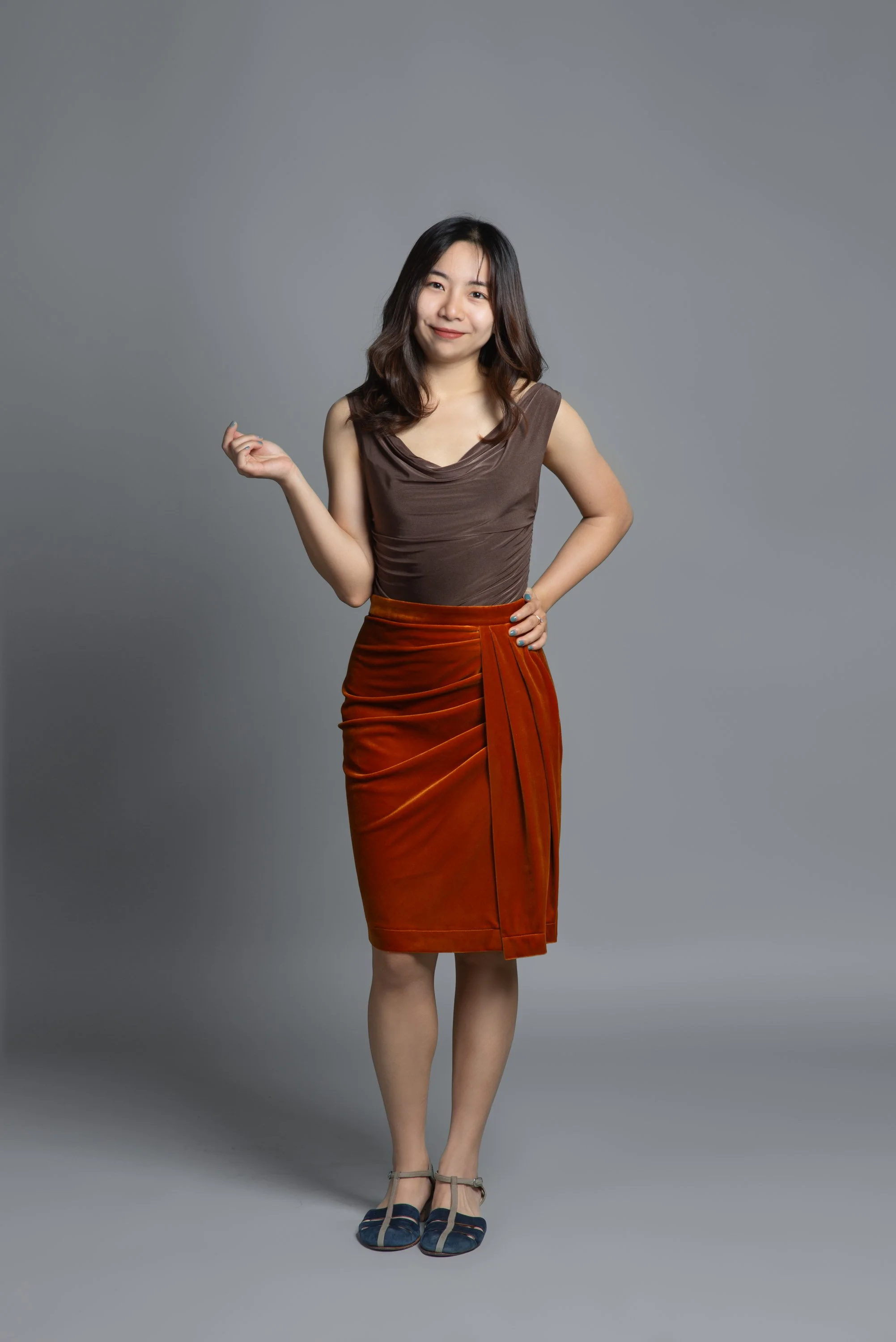 VELVET TULIP SKIRT