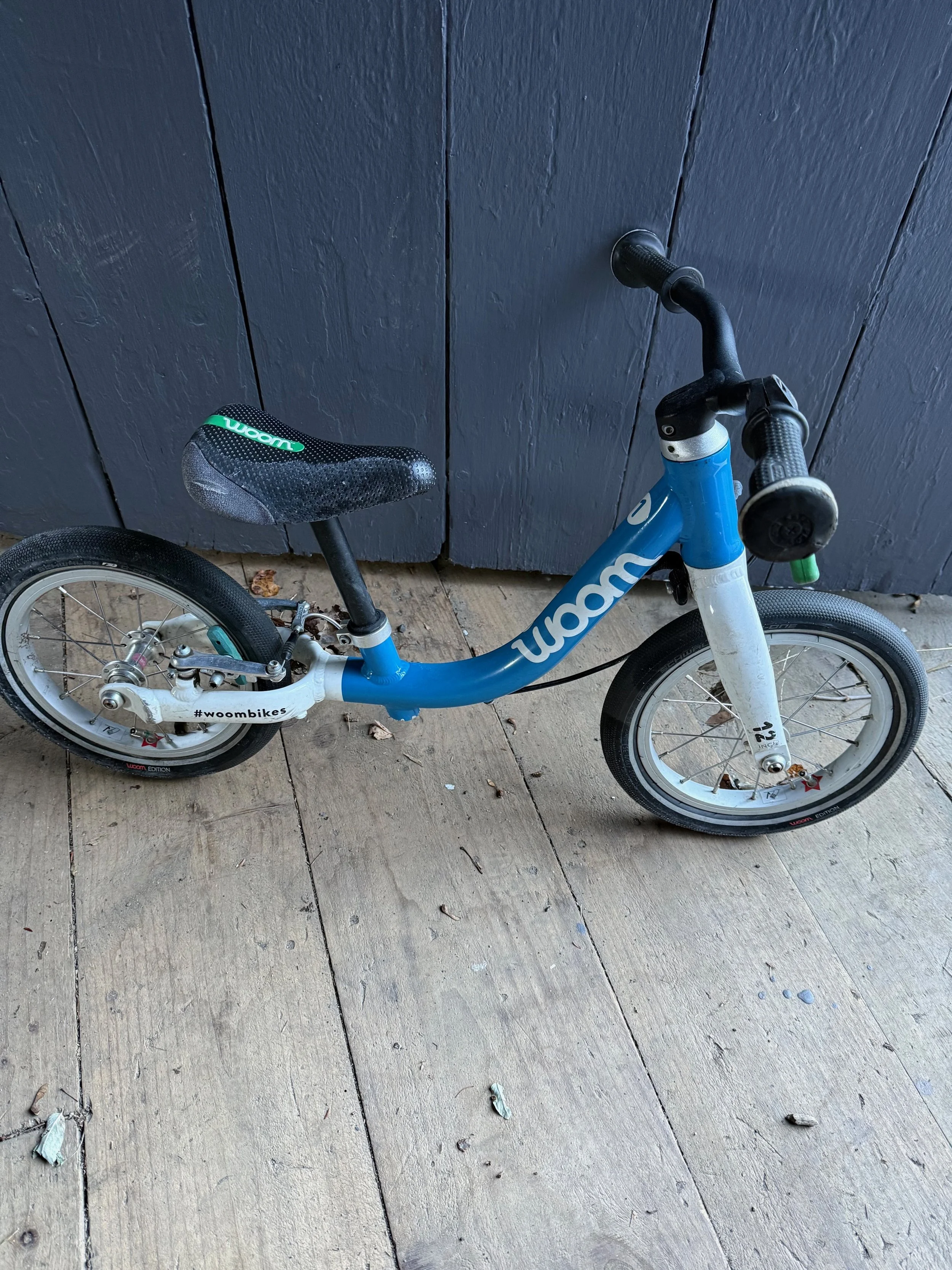 Woom balance bike (claimed)